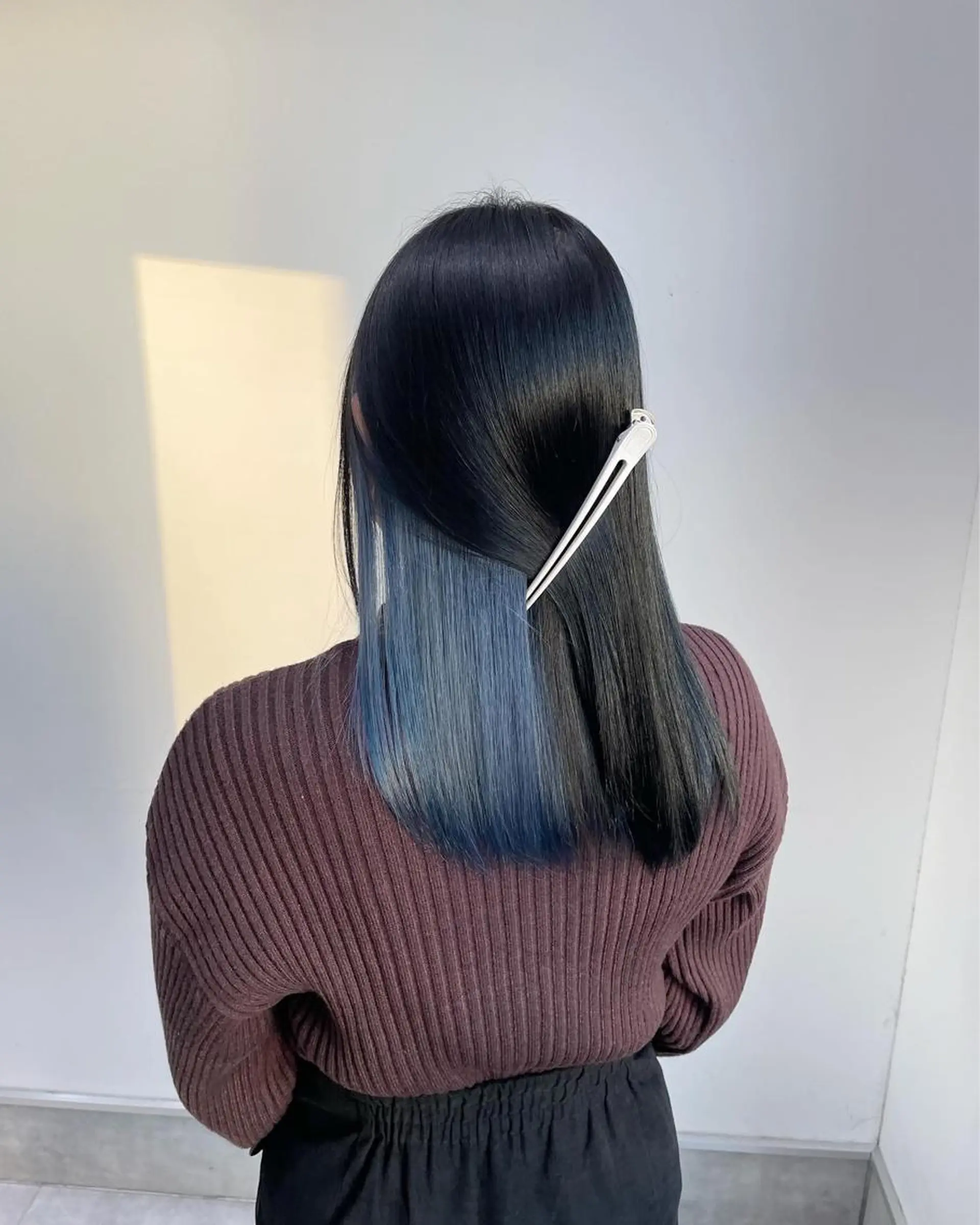 セミロング ヘアカラー トリートメント 明石 歩樹のヘアスタイル