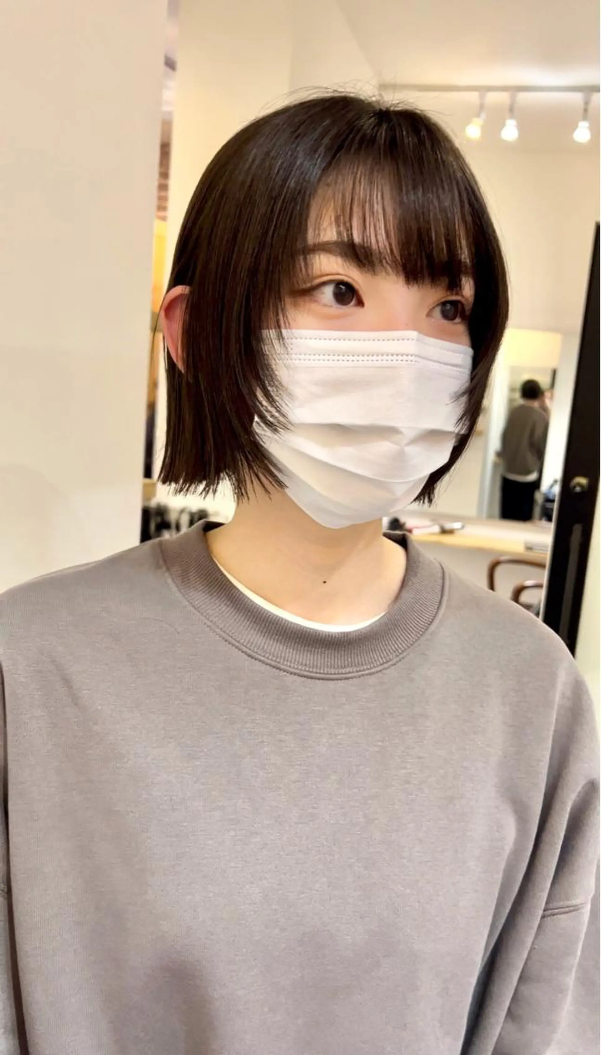 ショート ボブ ウルフカット カット トリートメント しおり/パーマ/ newi町田のヘアスタイル