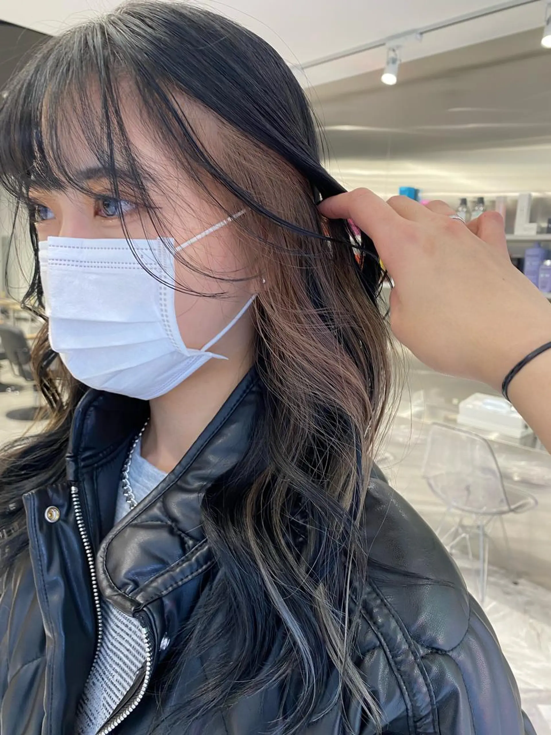 ロング カラー イヤリングカラー otoha☆カラー/ レイヤー/八王子のヘアスタイル