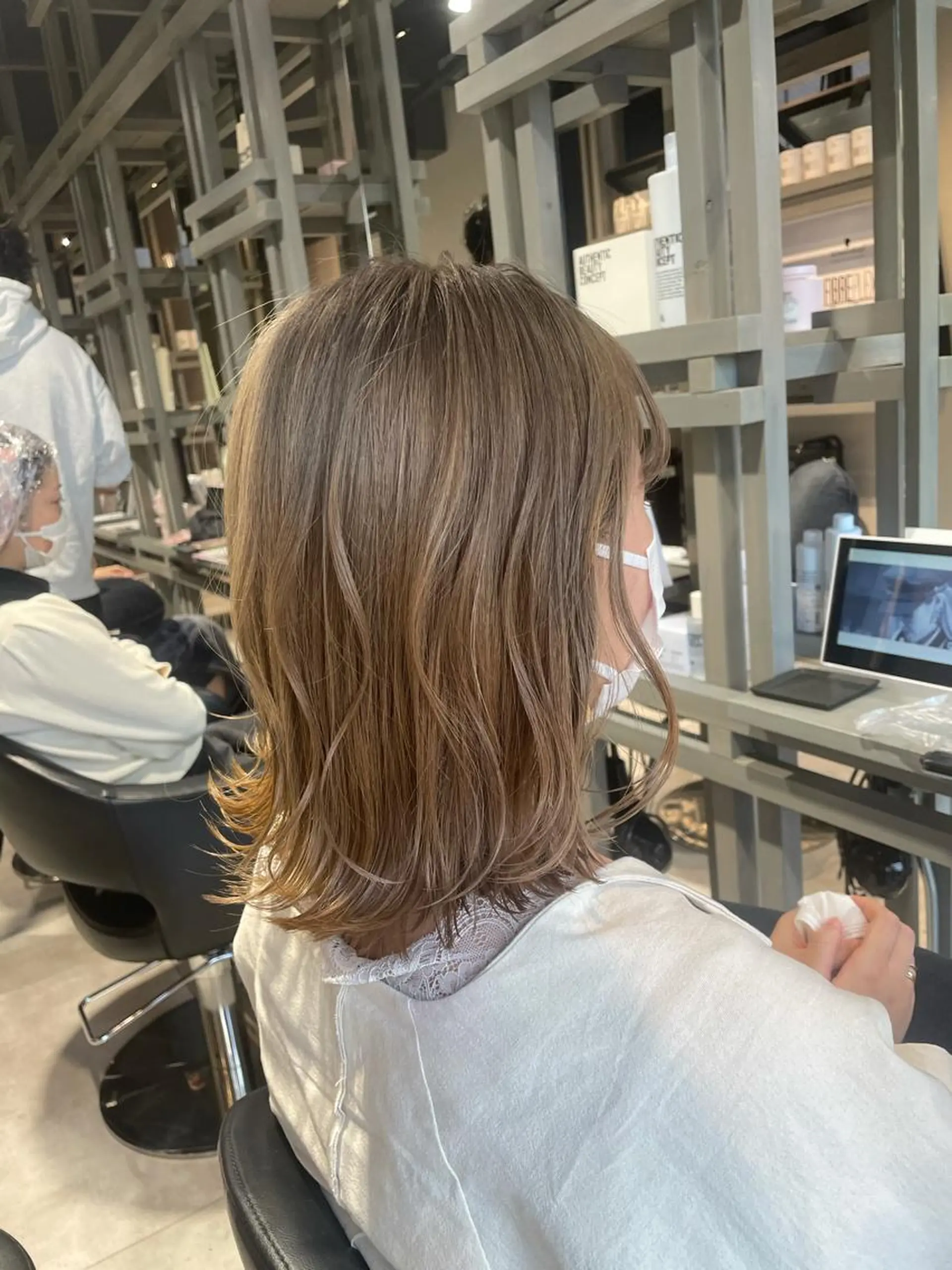 ショート カラー ブリーチ ケアブリーチ ヘアカラー トリートメント ブリーチ👩‍🦳/ ‪✂︎MANAMIのヘアスタイル