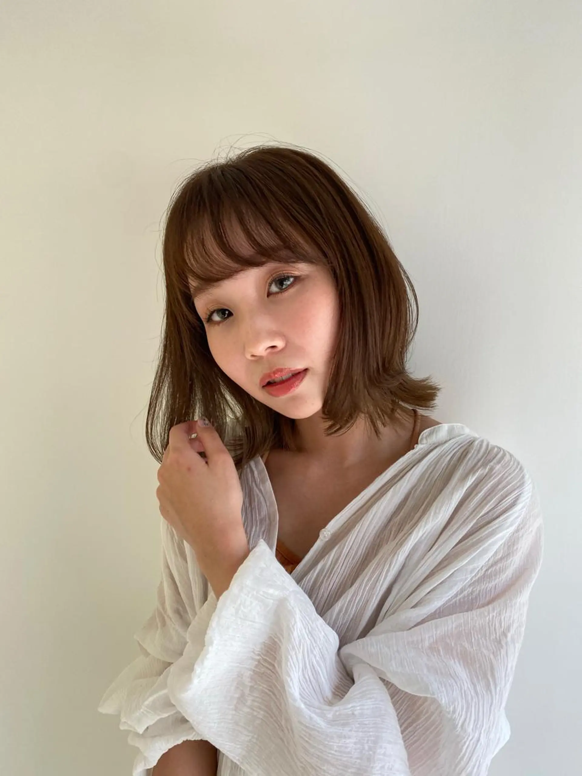 ミディアム 【縮毛矯正専門】 RYUのヘアスタイル