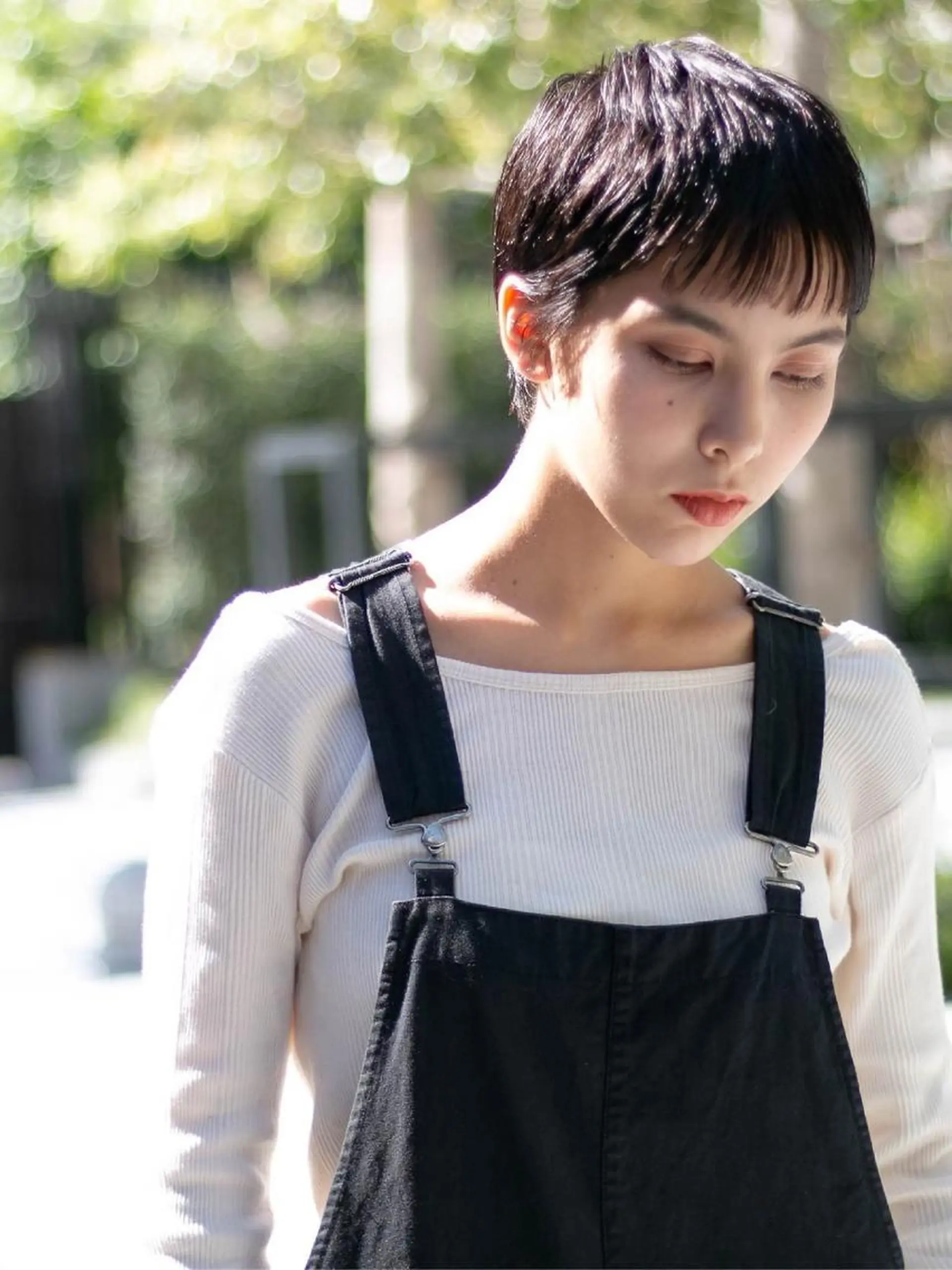 ショート カット ヘアカラー トリートメント mood tatemachiのヘアスタイル