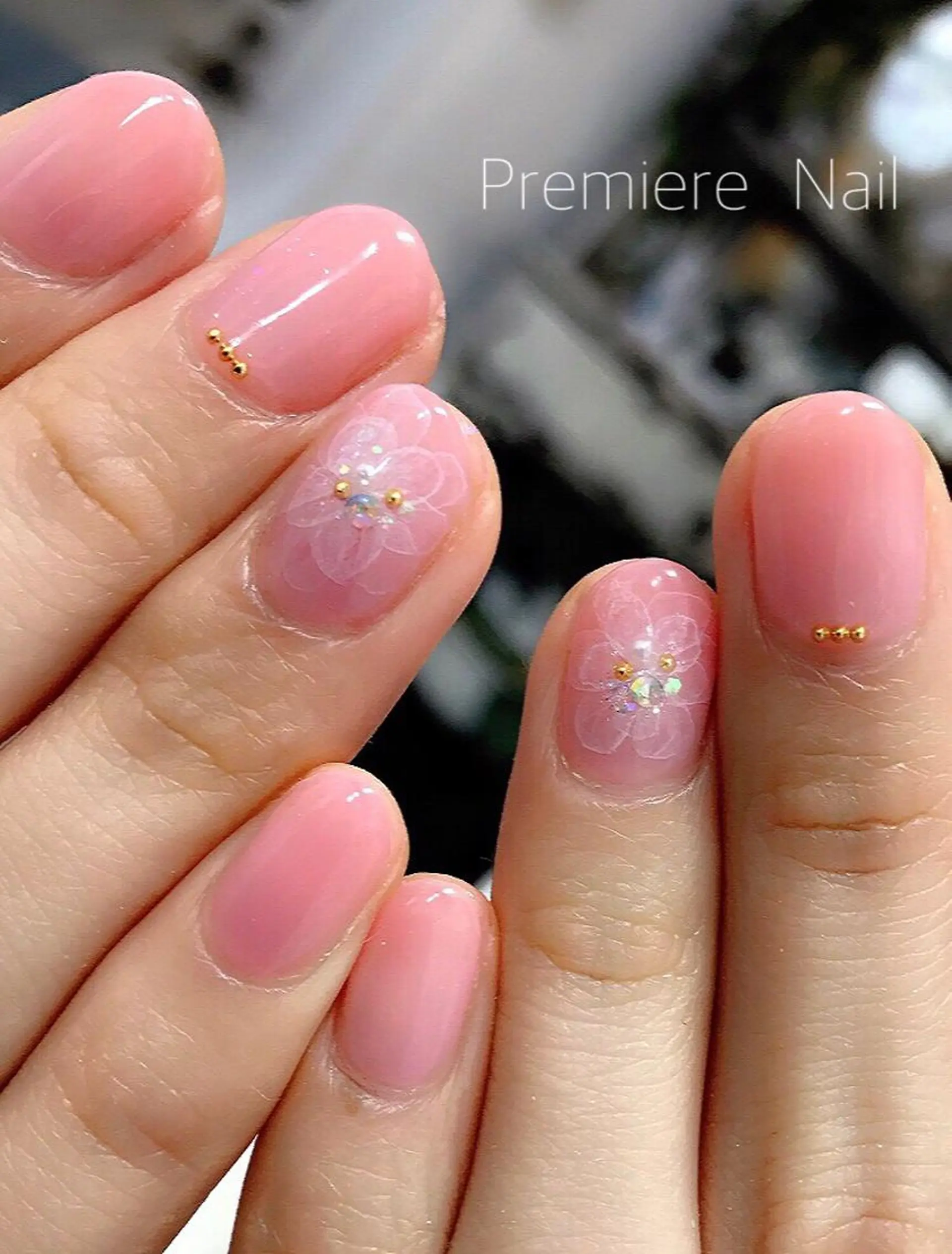 ネイル フラワーネイル Premiere Nail商店街店のネイルデザイン