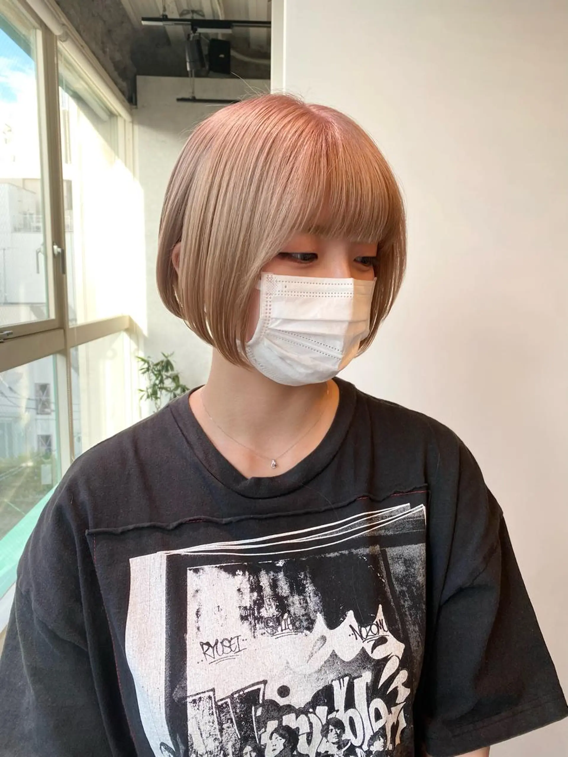 カラー green所属・ヤクシジ レンのヘアスタイル