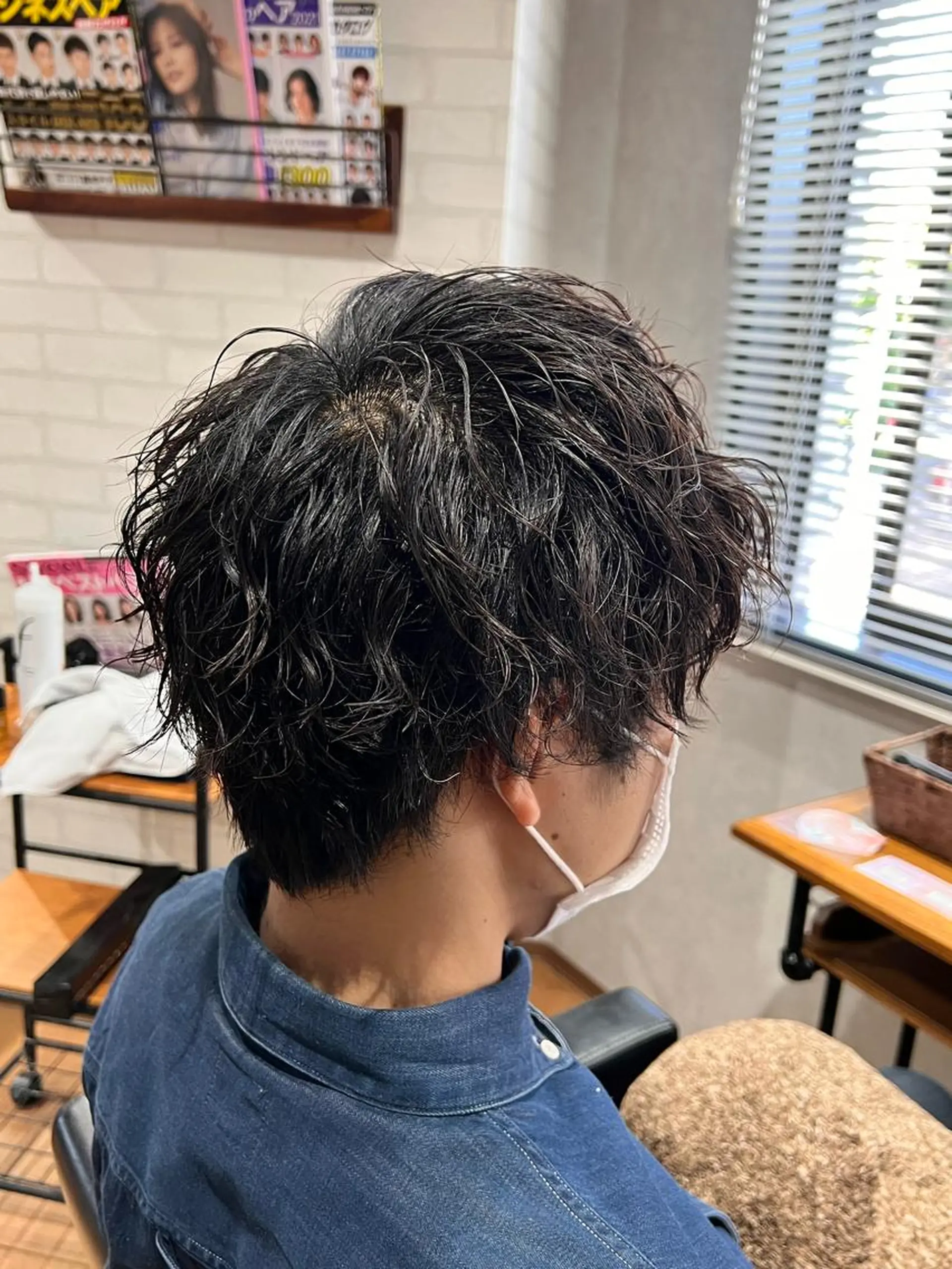 ショート パーマ メンズ特化☝️添田 好恵のヘアスタイル