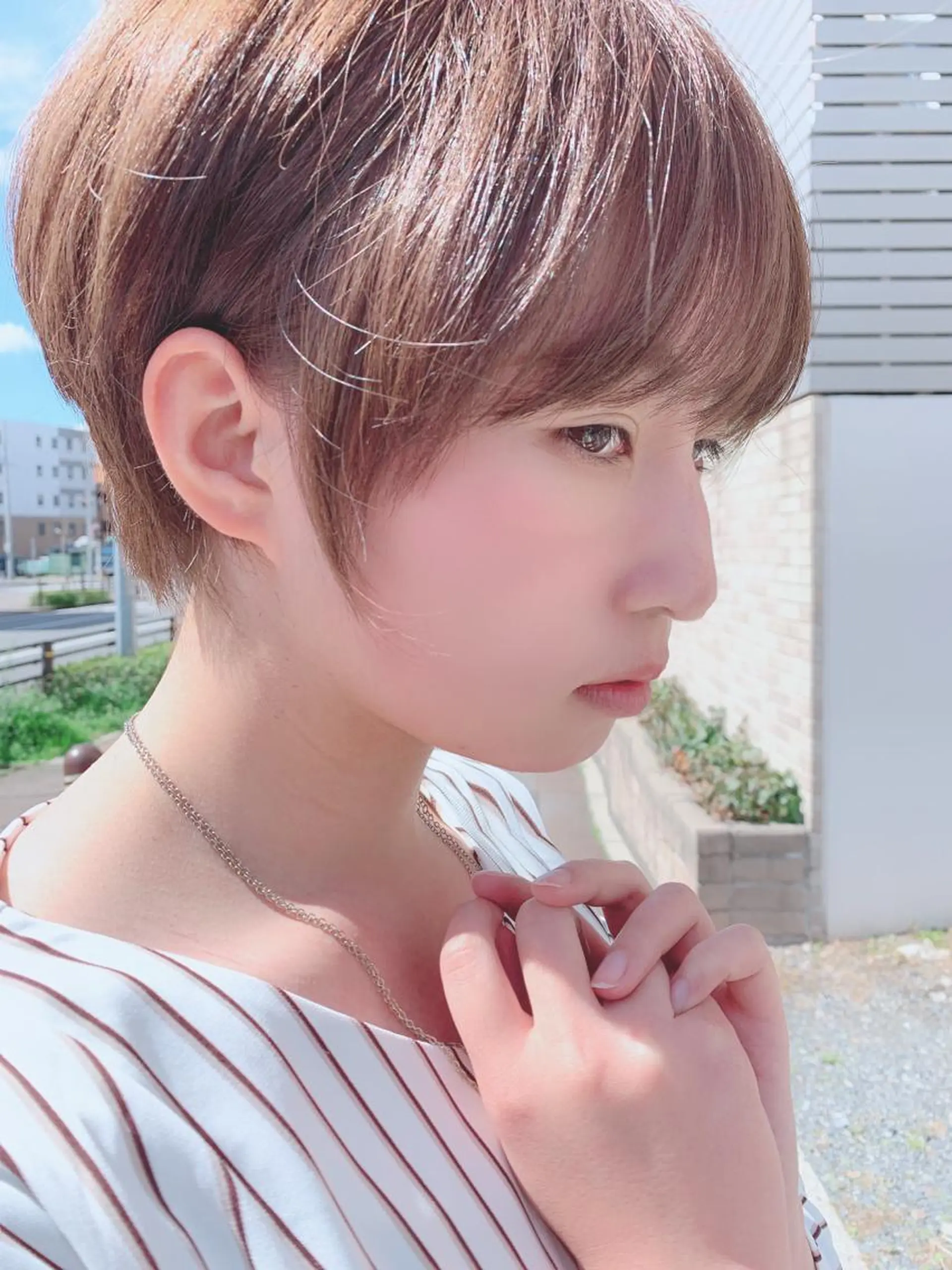 ショート 明るい白髪染め専門店兵庫駅前店所属・山口 一馬のヘアスタイル