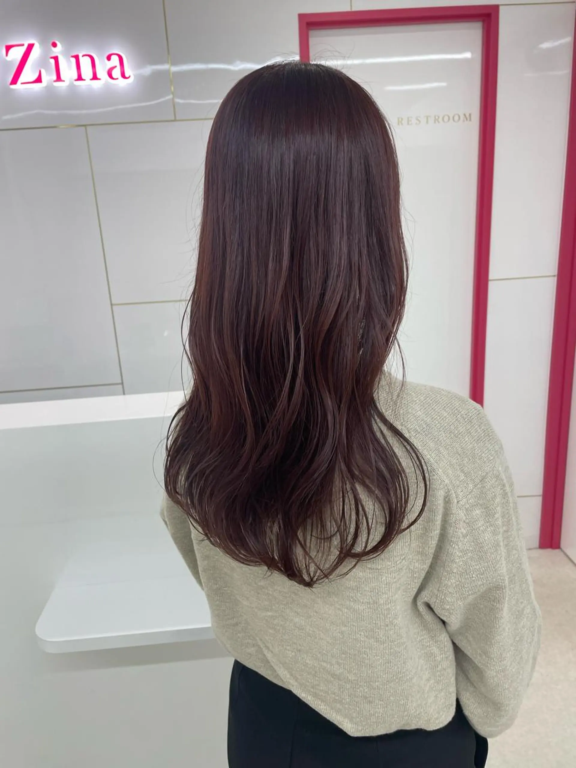 ロング カラー 冨木 雄斗のヘアスタイル