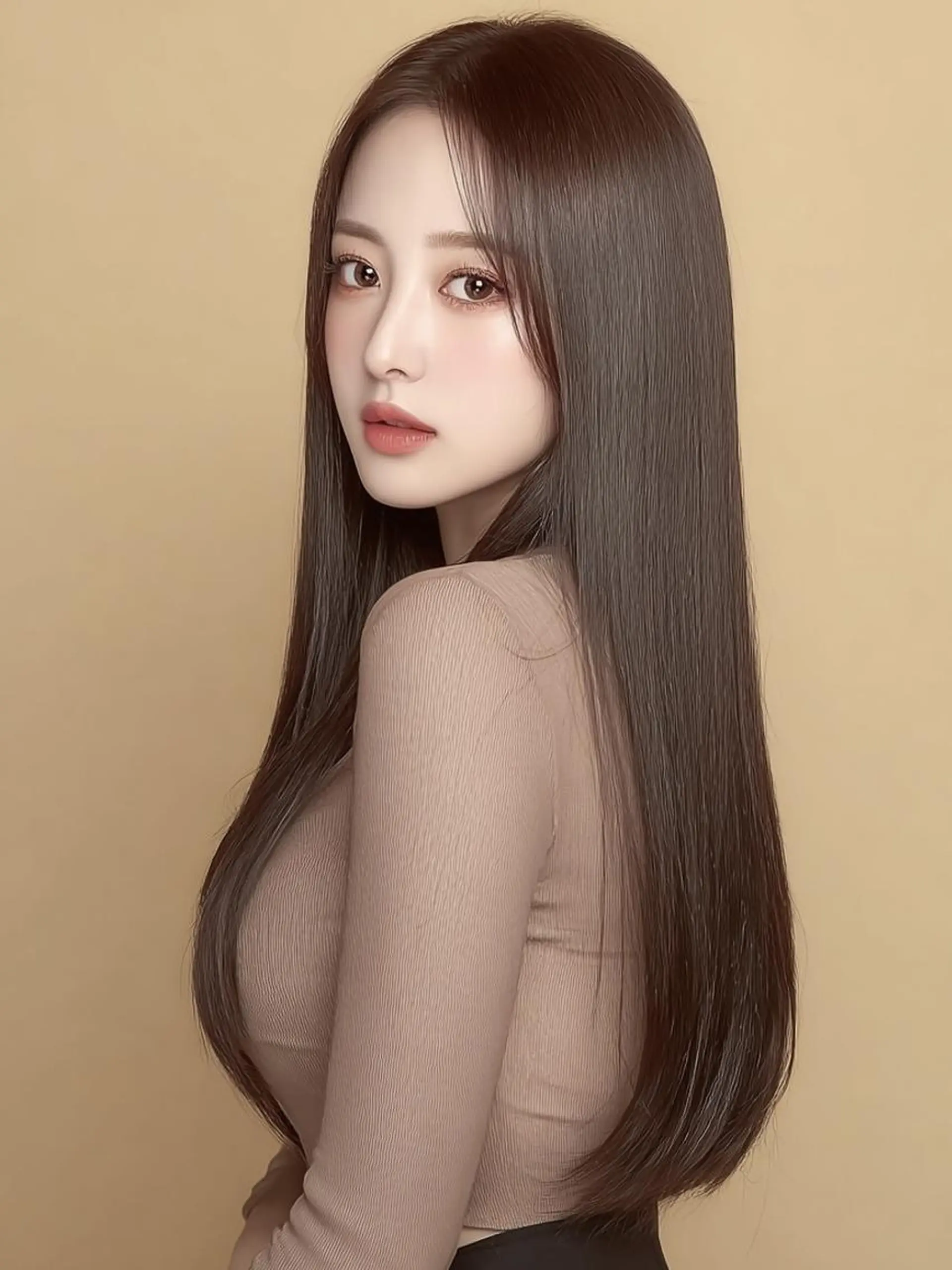 ロング 髪質改善 似合わせカット 小顔カット 縮毛矯正 縮毛矯正 トリートメント 縮毛・髪質改善🩰 mai🐰ྀི🤍のヘアスタイル