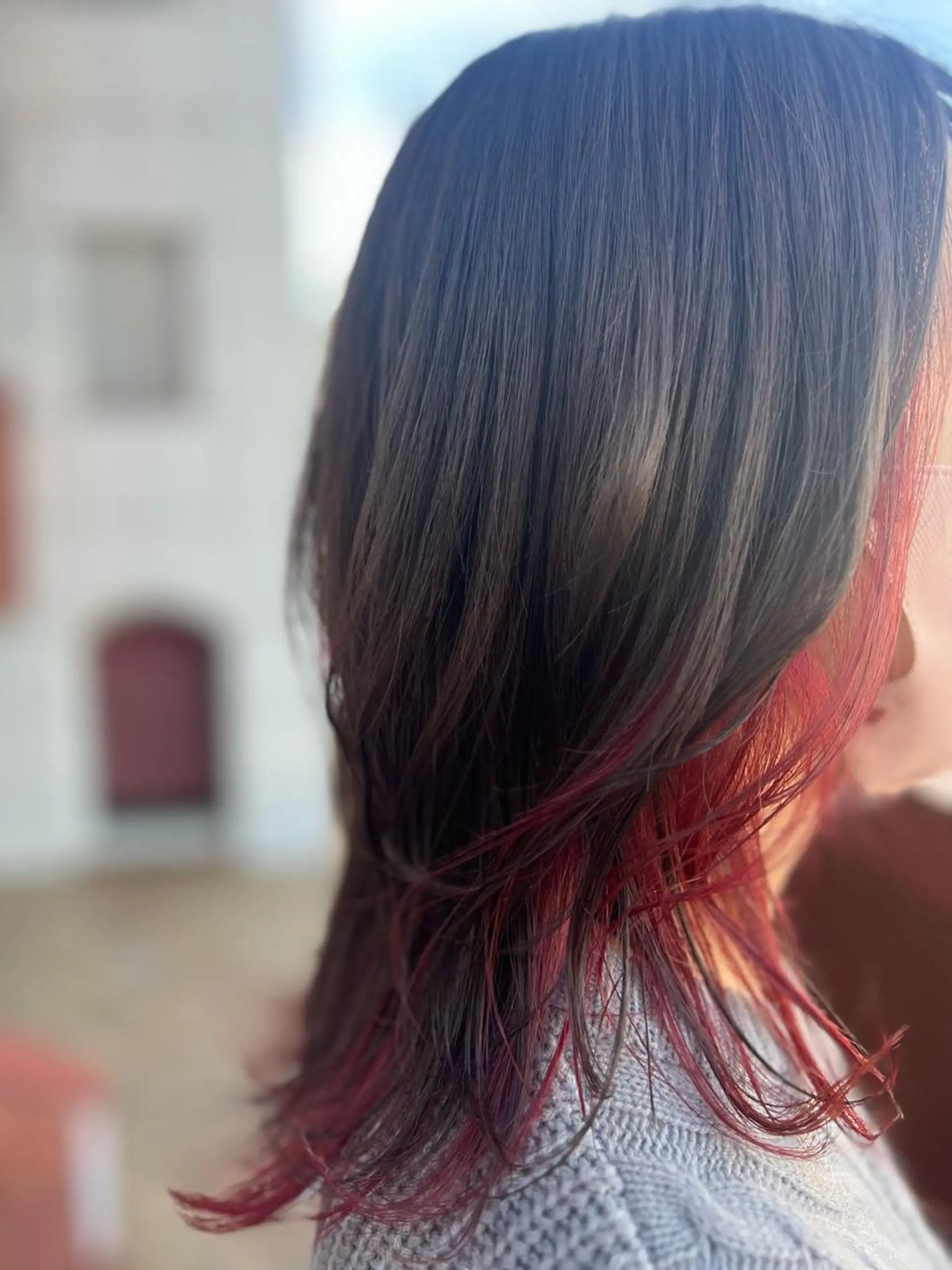 ミディアム カラー ピンクカラー トリートメント 藤川 瑛梨奈のマツエク・マツパデザイン