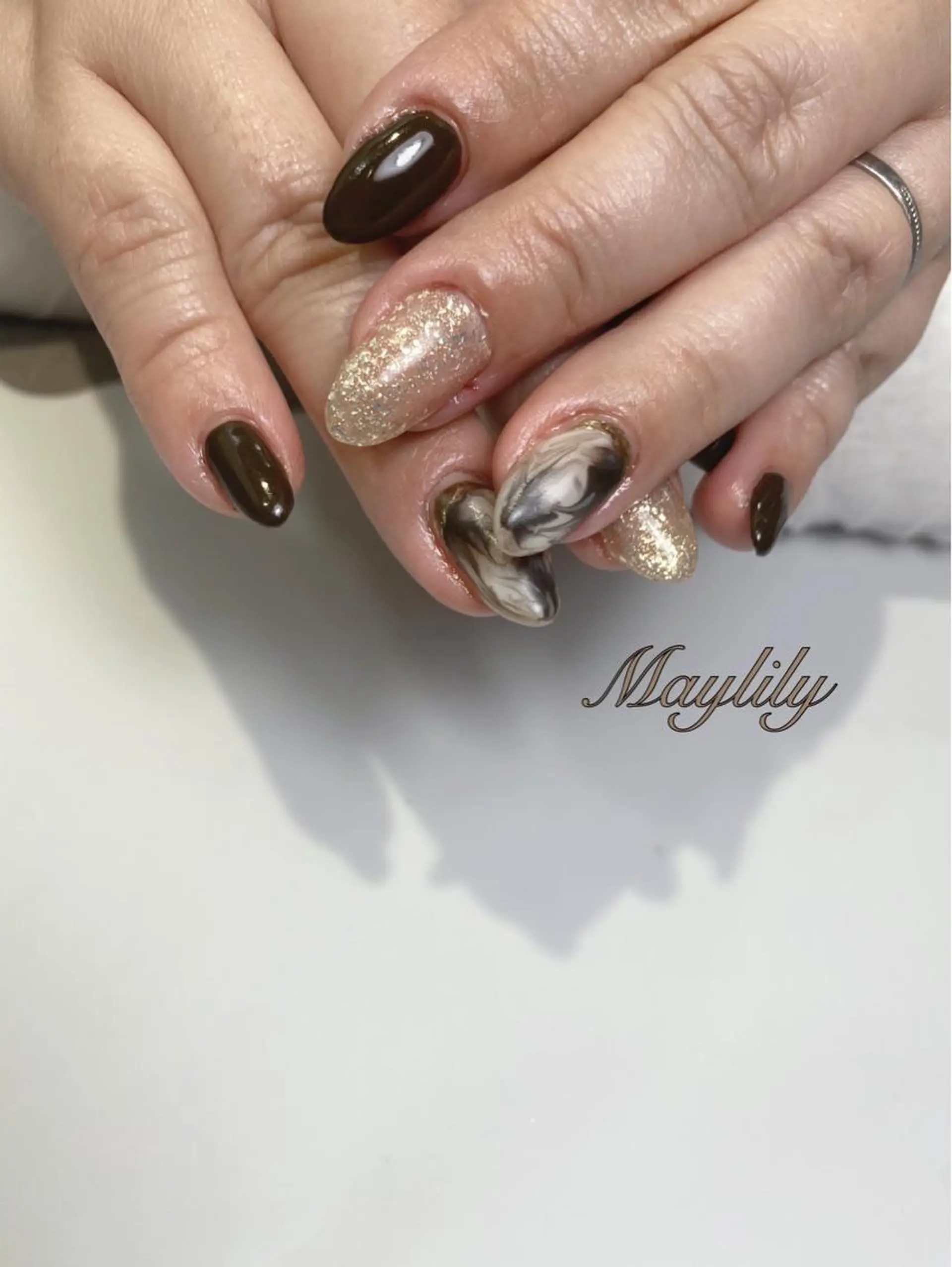 ネイル ハンドネイル Nail care salon Maylily所属・Nail salon Maylilyのネイルデザイン