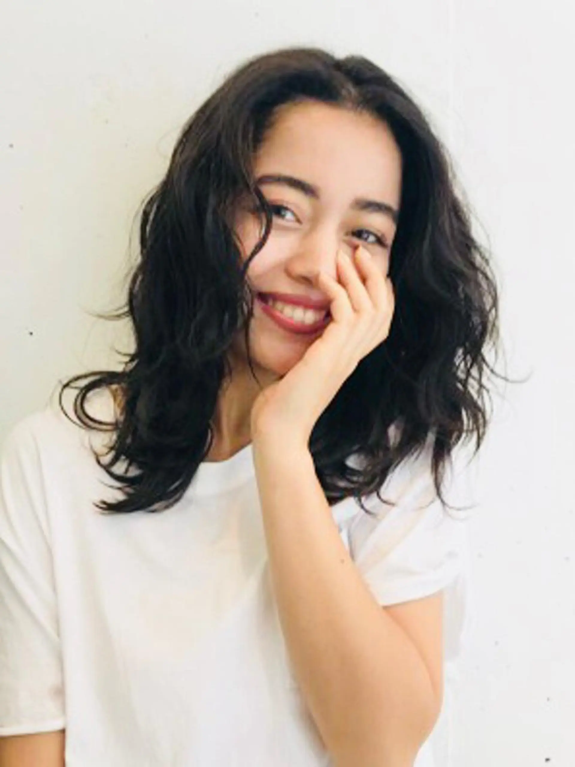 セミロング カラー アップシー デイジーのヘアスタイル