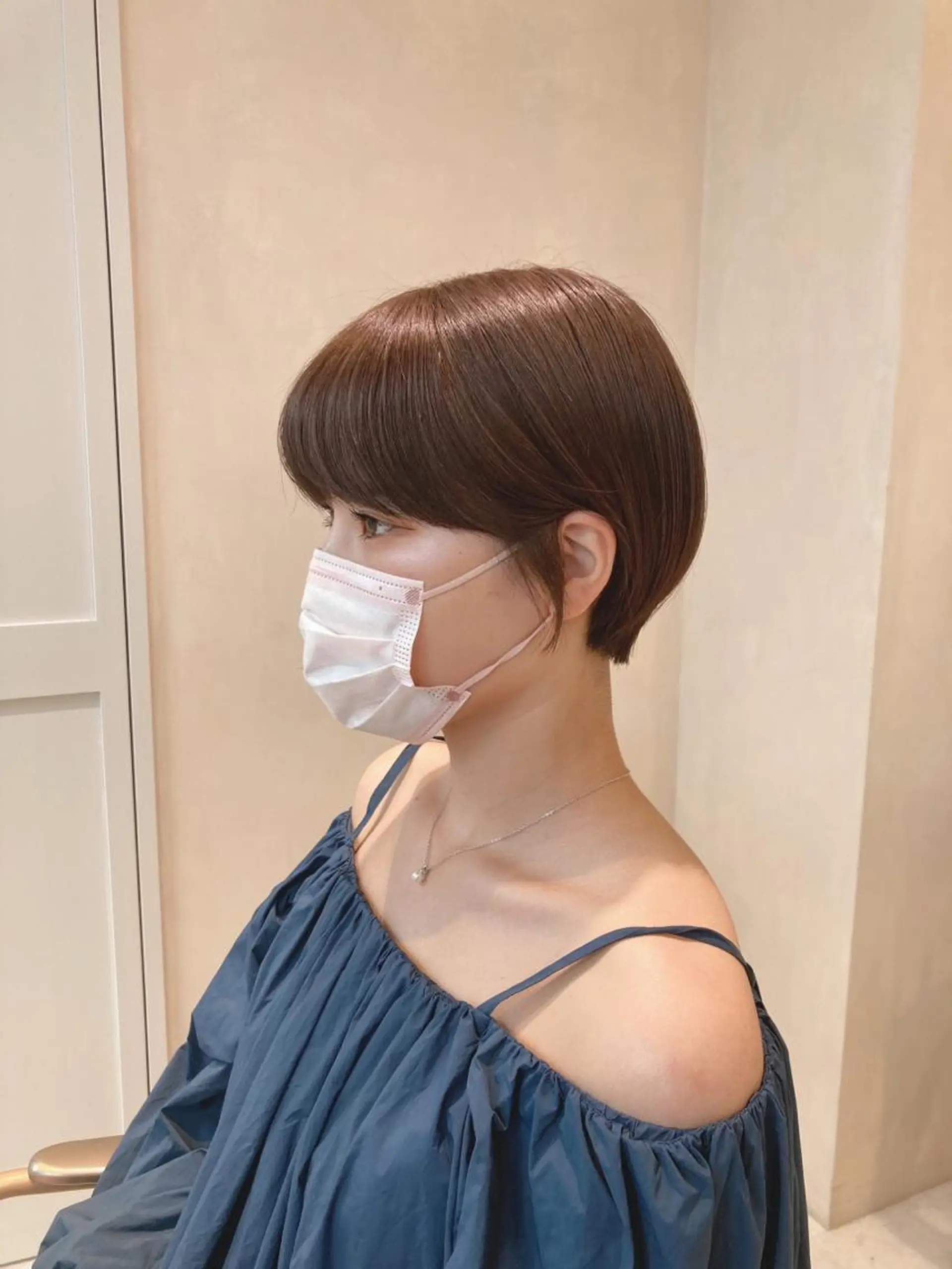 ショート カラー 髪質改善 ショートヘア トリートメント MURANAKA RYOのヘアスタイル