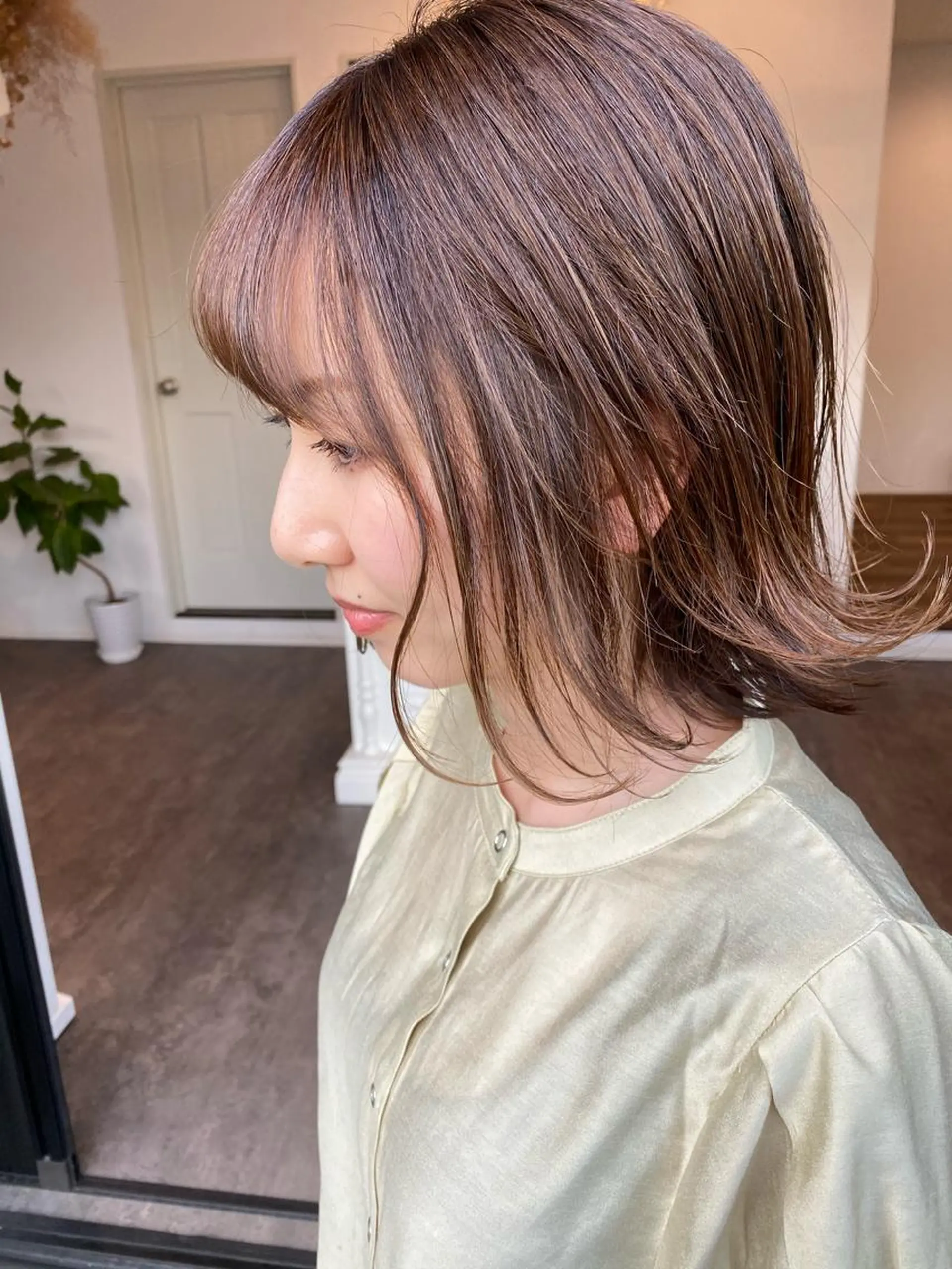 ショート カラー ハイライトカラー ハイライト カット ヘアカラー トリートメント 成松 勇治のヘアスタイル