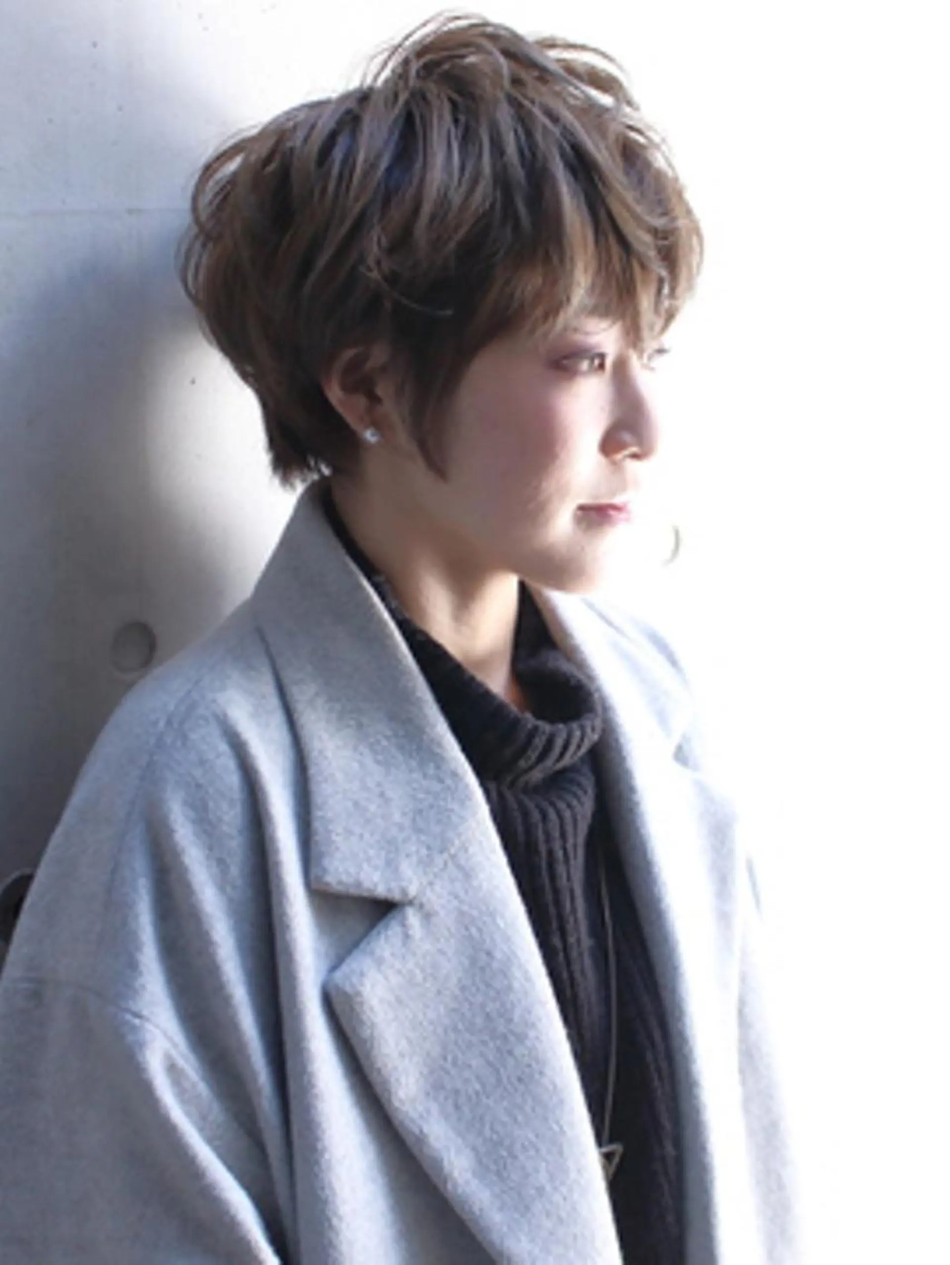 ショート カラー パーマ ヘアアレンジ ショートボブ ボブ ショートヘア ace share salon所属・桑原 祥のヘアスタイル