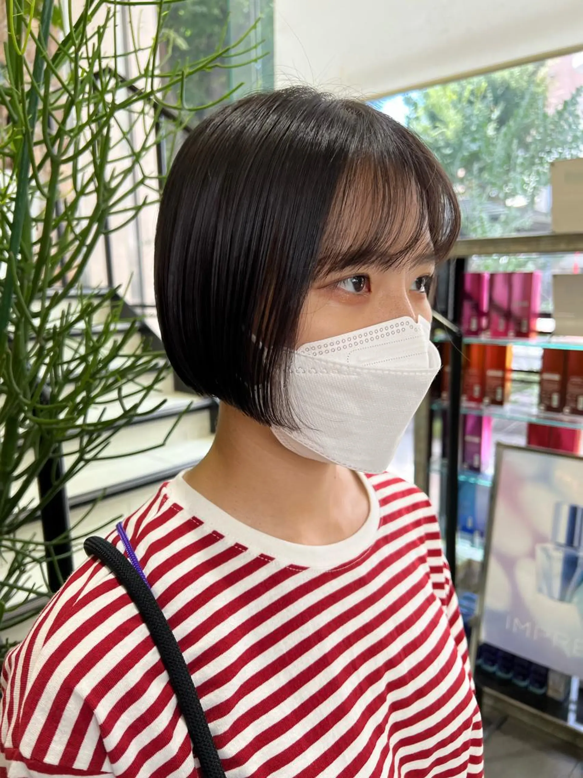 ショート ボブ チャンモリパーマ/韓 国/Minami🦋のヘアスタイル