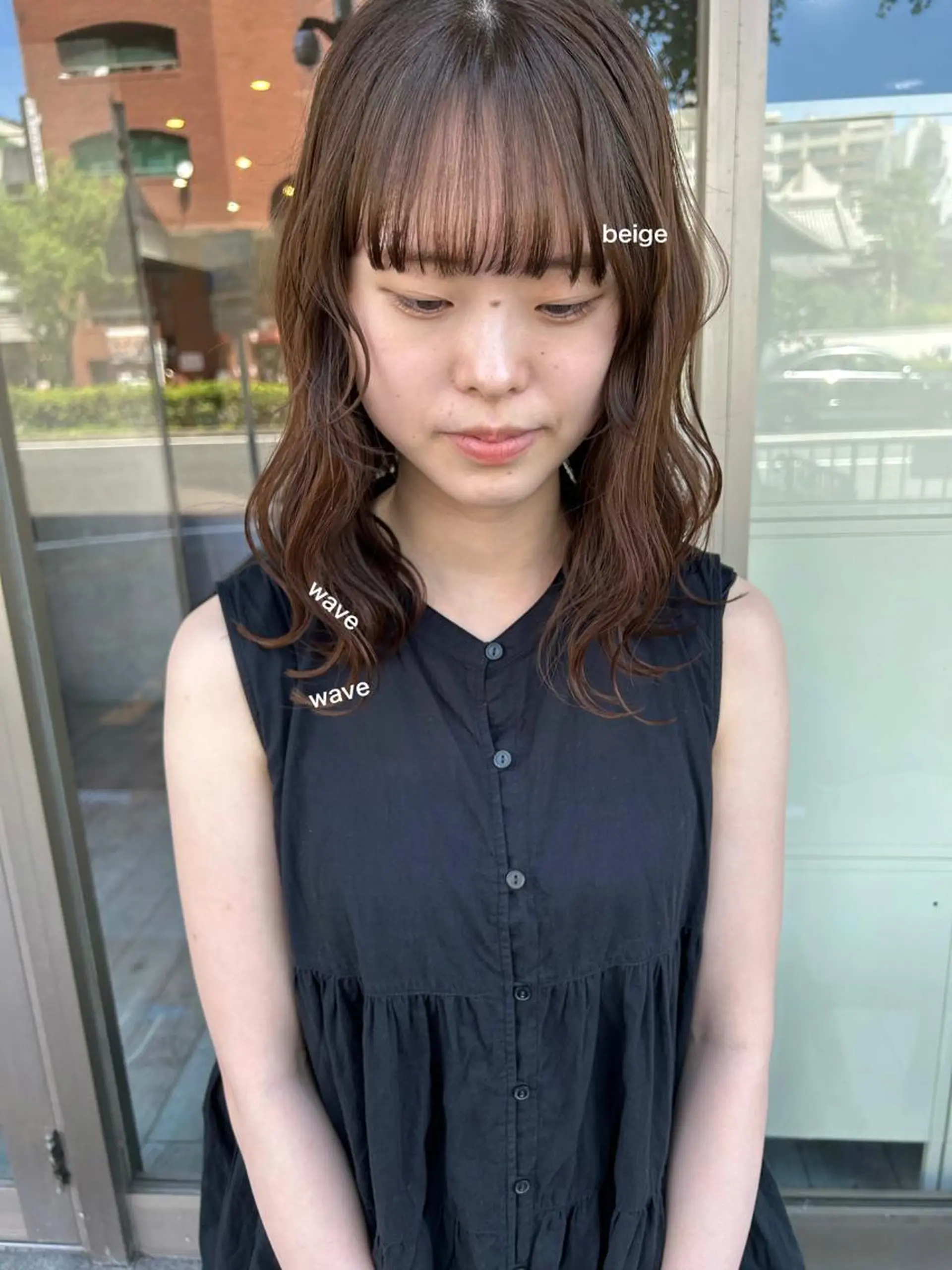 ミディアム カラー ｲﾁｶﾜ ﾐｵ/ minim hairのヘアスタイル