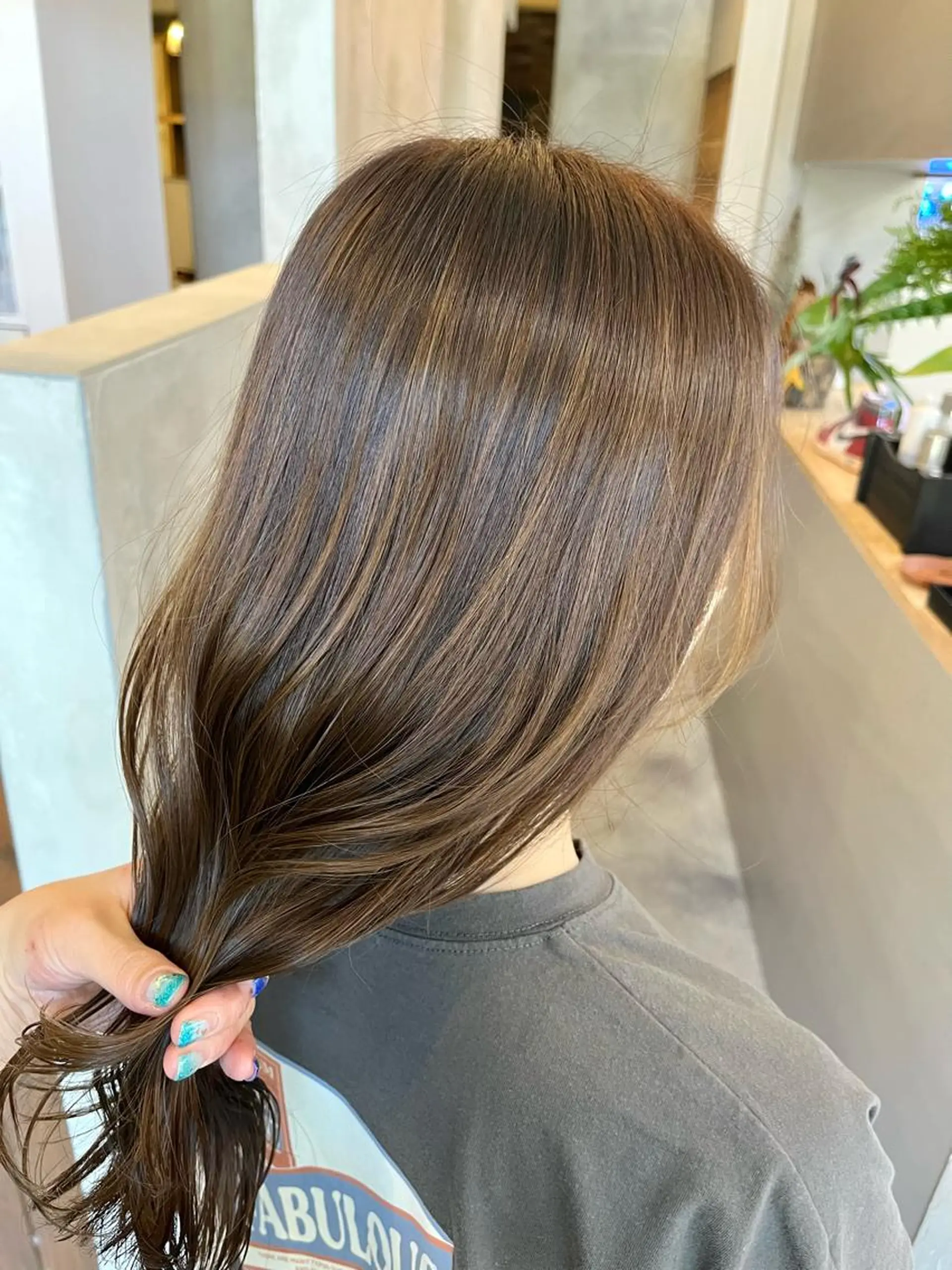 ロング カラー Salon de  COCO所属・Yuka /ツヤカラー✨のヘアスタイル