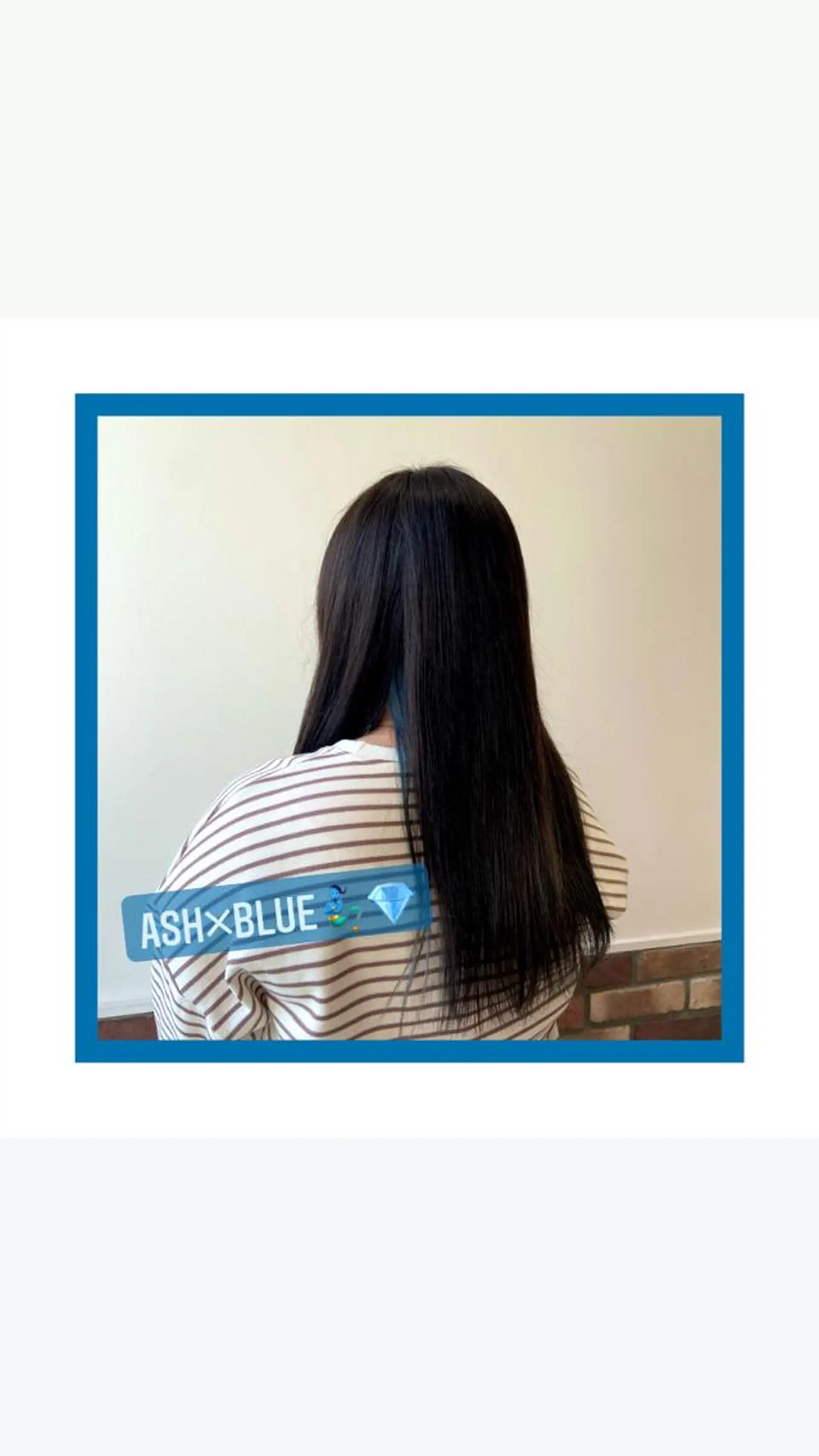 セミロング アッシュ ヘアカラー 棚橋 光海のヘアスタイル