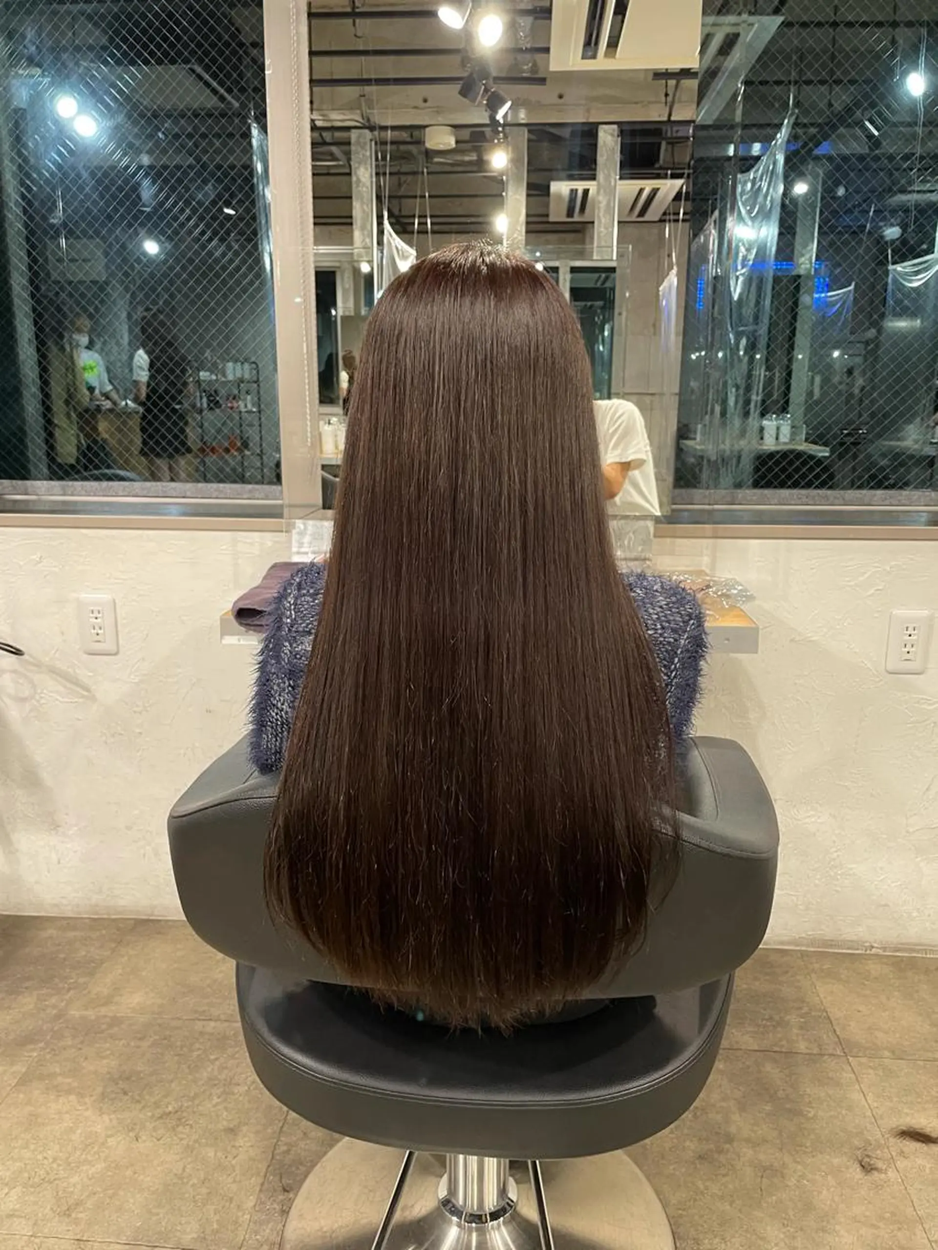 ロング カラー カット ヘアカラー トリートメント ヘッドスパ ヘアセット ベージュカラー💖 やすひろのヘアスタイル