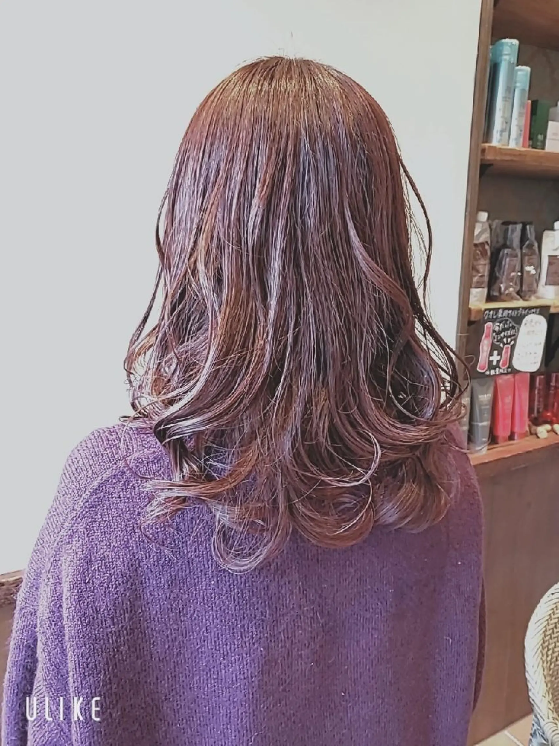 ミディアム カラー バイオレットカラー カット ヘアカラー 美容室Grande by  saku所属・槌本 健成のヘアスタイル