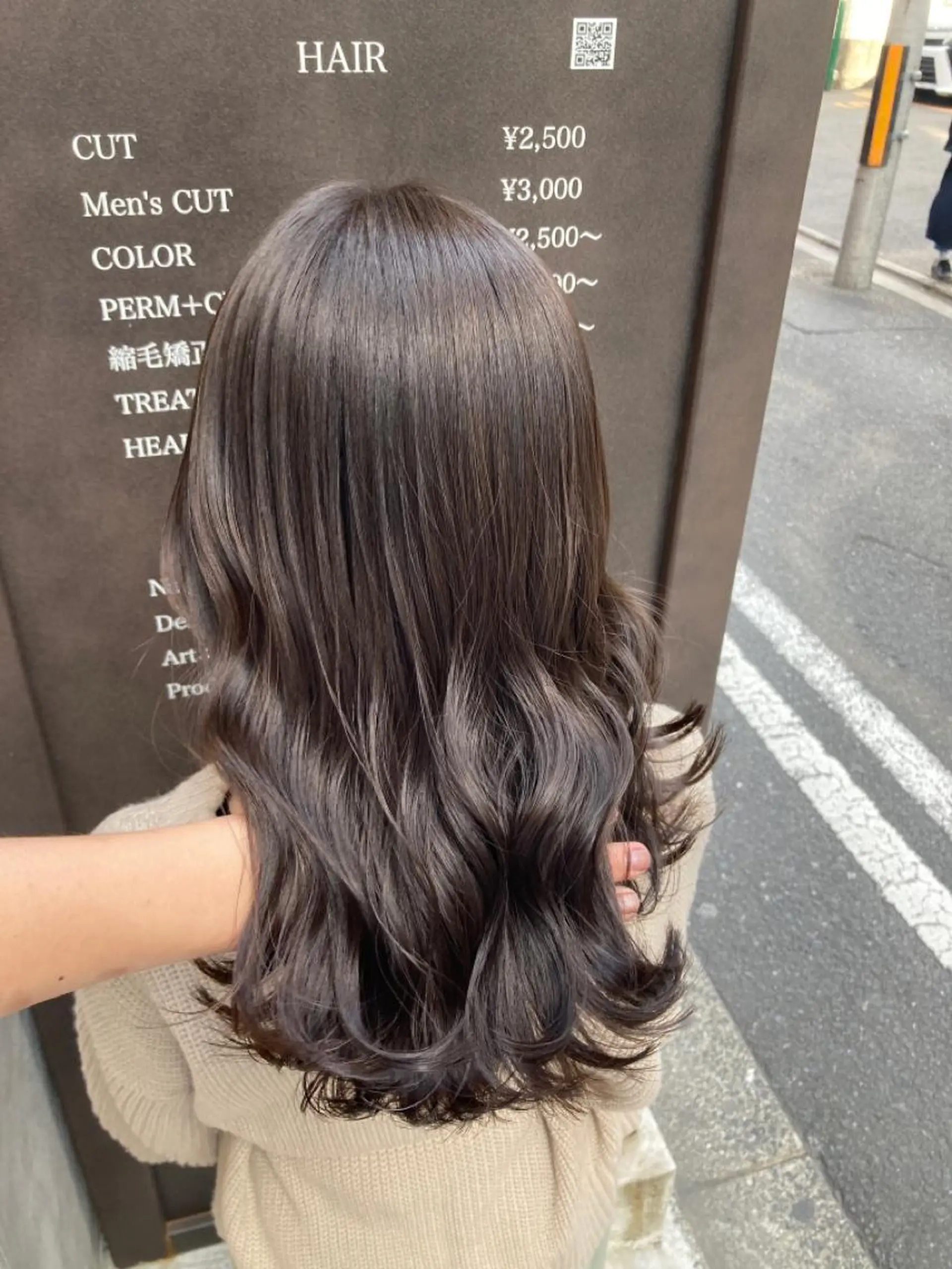 セミロング ヘアカラー トリートメント ブリーチしたのに 色持ち1.5ヶ月のヘアスタイル