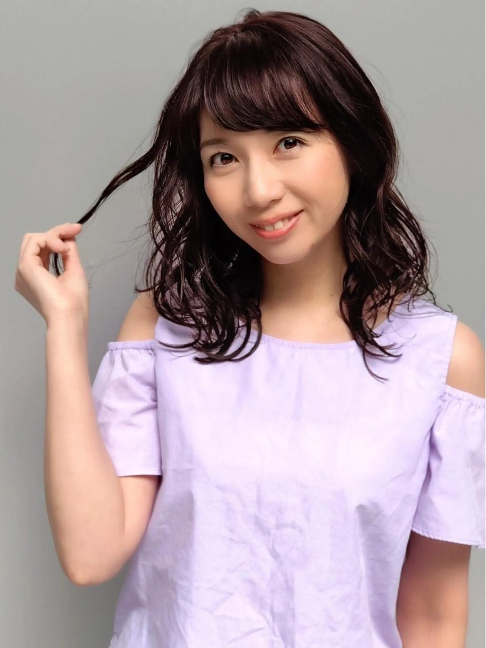 ミディアム カラー ヘアアレンジ 能登谷 きよのヘアスタイル