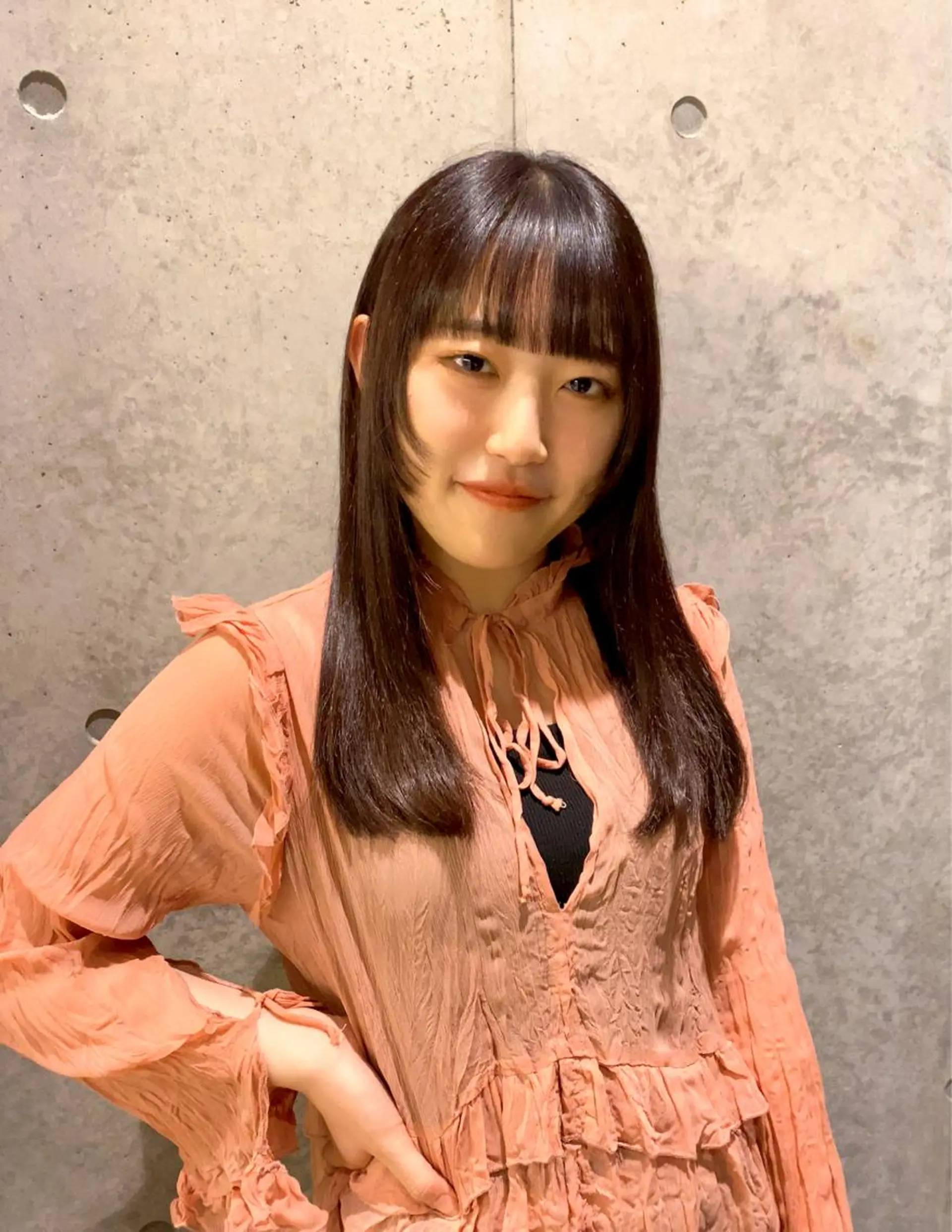 ロング カラー カット ヘアカラー トリートメント レイヤー/柔色 カラー/SAkiのヘアスタイル