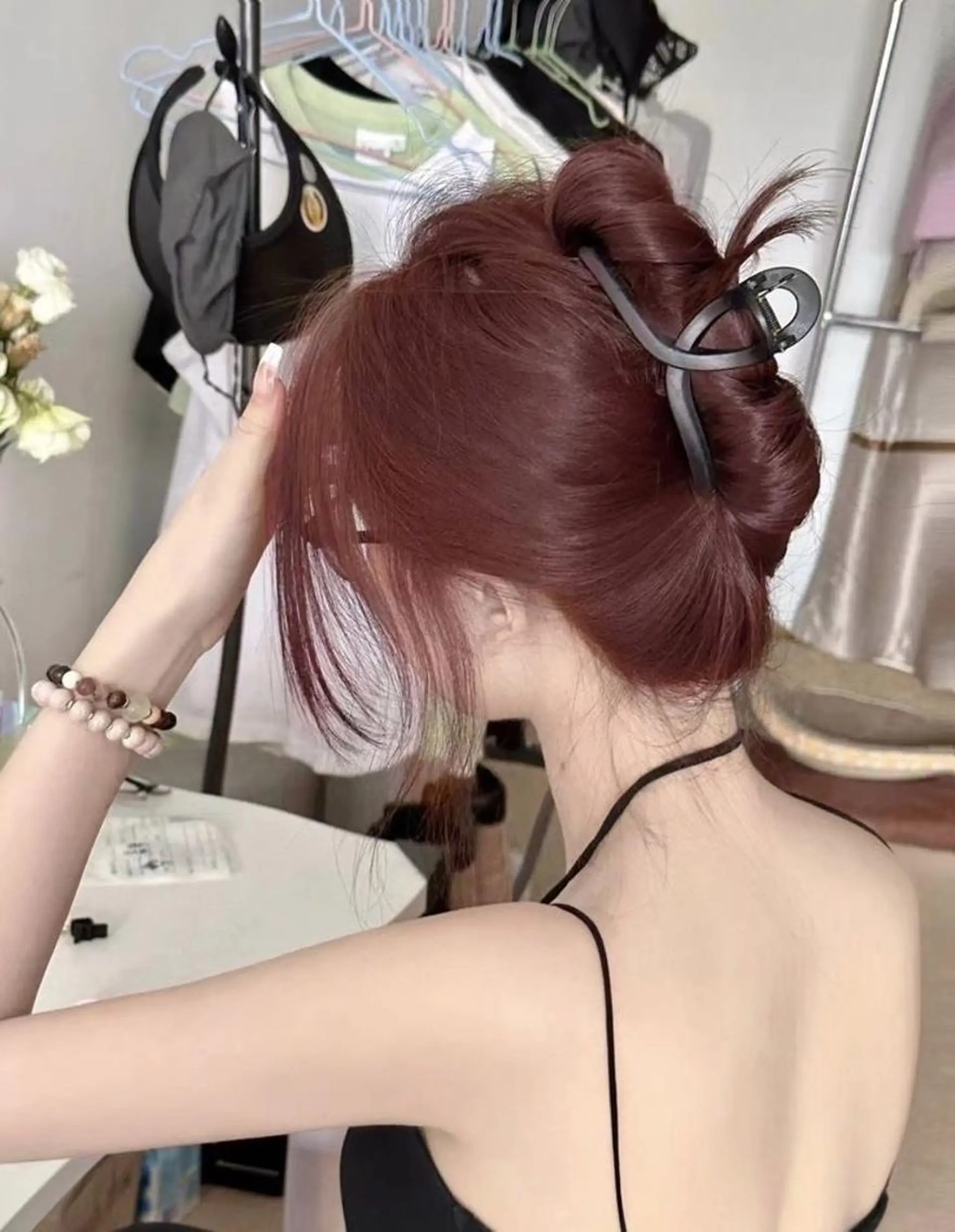 ロング カラー カット ヘアカラー トリートメント ヘッドスパ 韓国風艶髪🎀 透明感カラー🤍のヘアスタイル