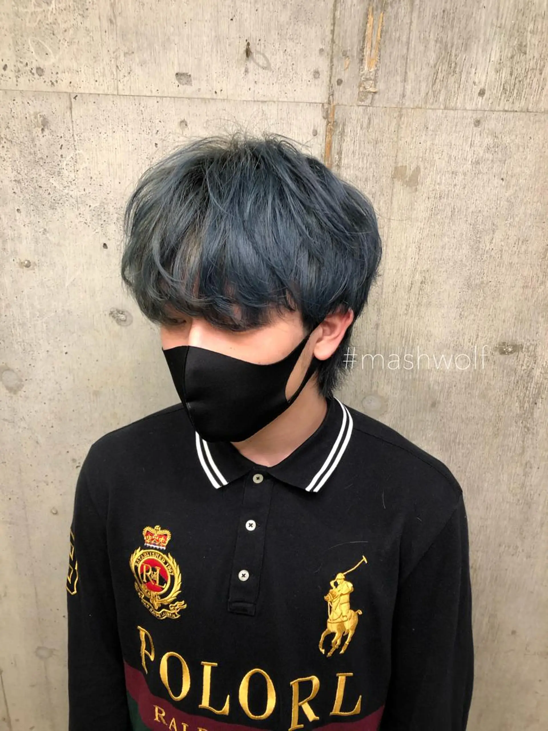メンズ マッシュウルフ マッシュ メンズウルフカット ウルフカット カット ヘアカラー STRINGS 下北沢所属・【メンズ特化】 金子諒磨のヘアスタイル