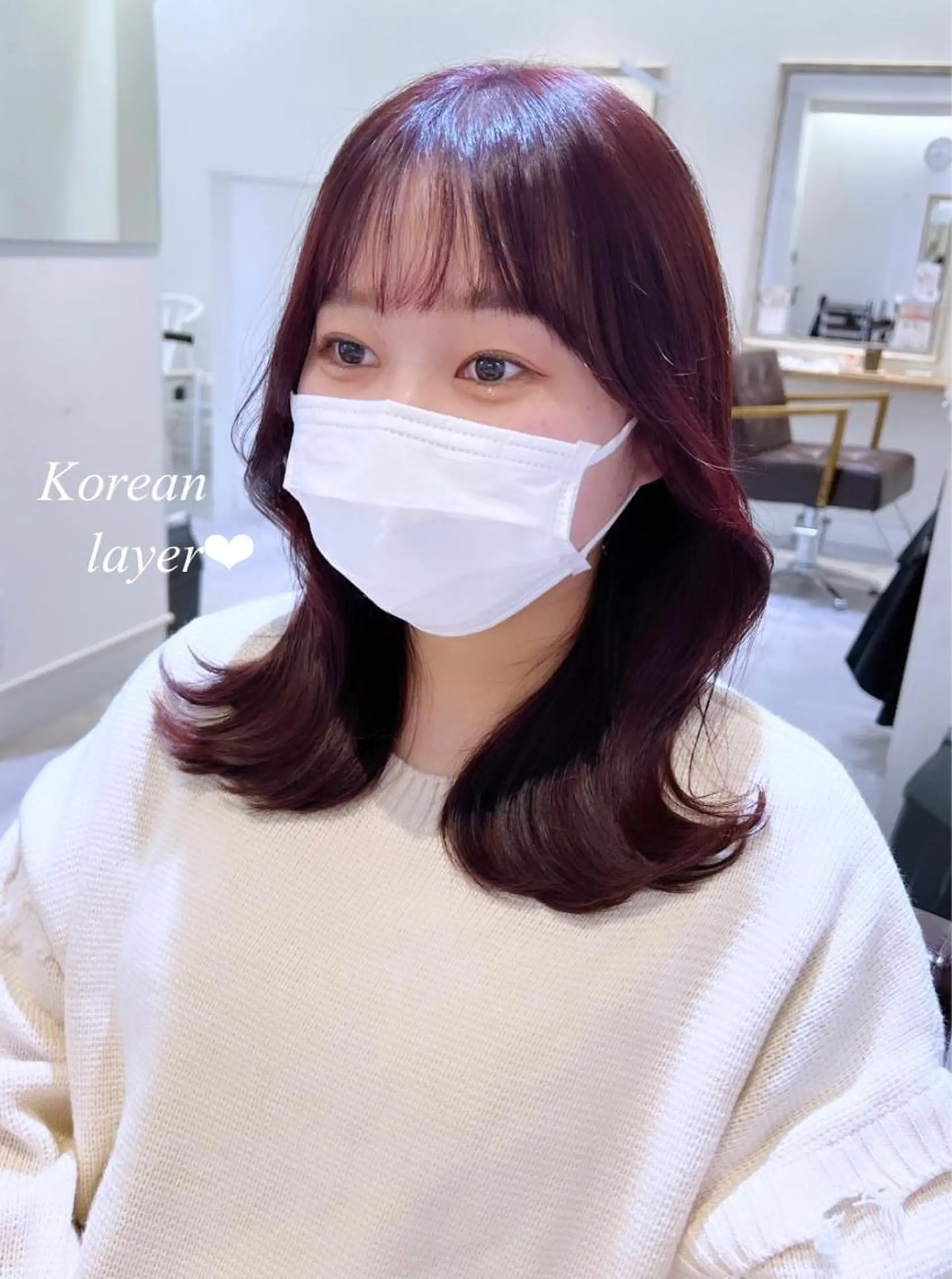 セミロング カラー 韓国ヘア×髪質改善 /yoshikaのヘアスタイル