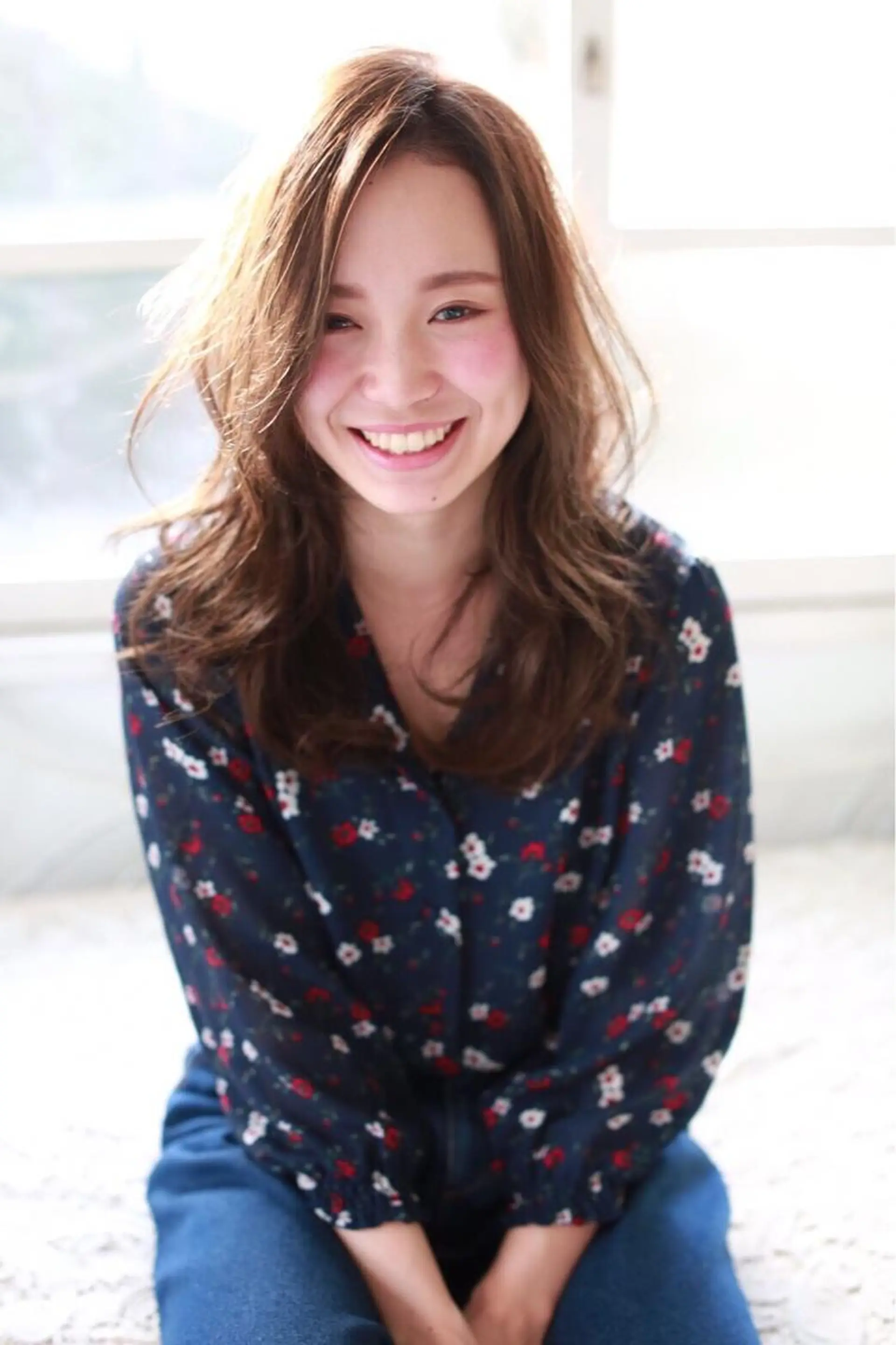 セミロング AQUA 平田真一のヘアスタイル