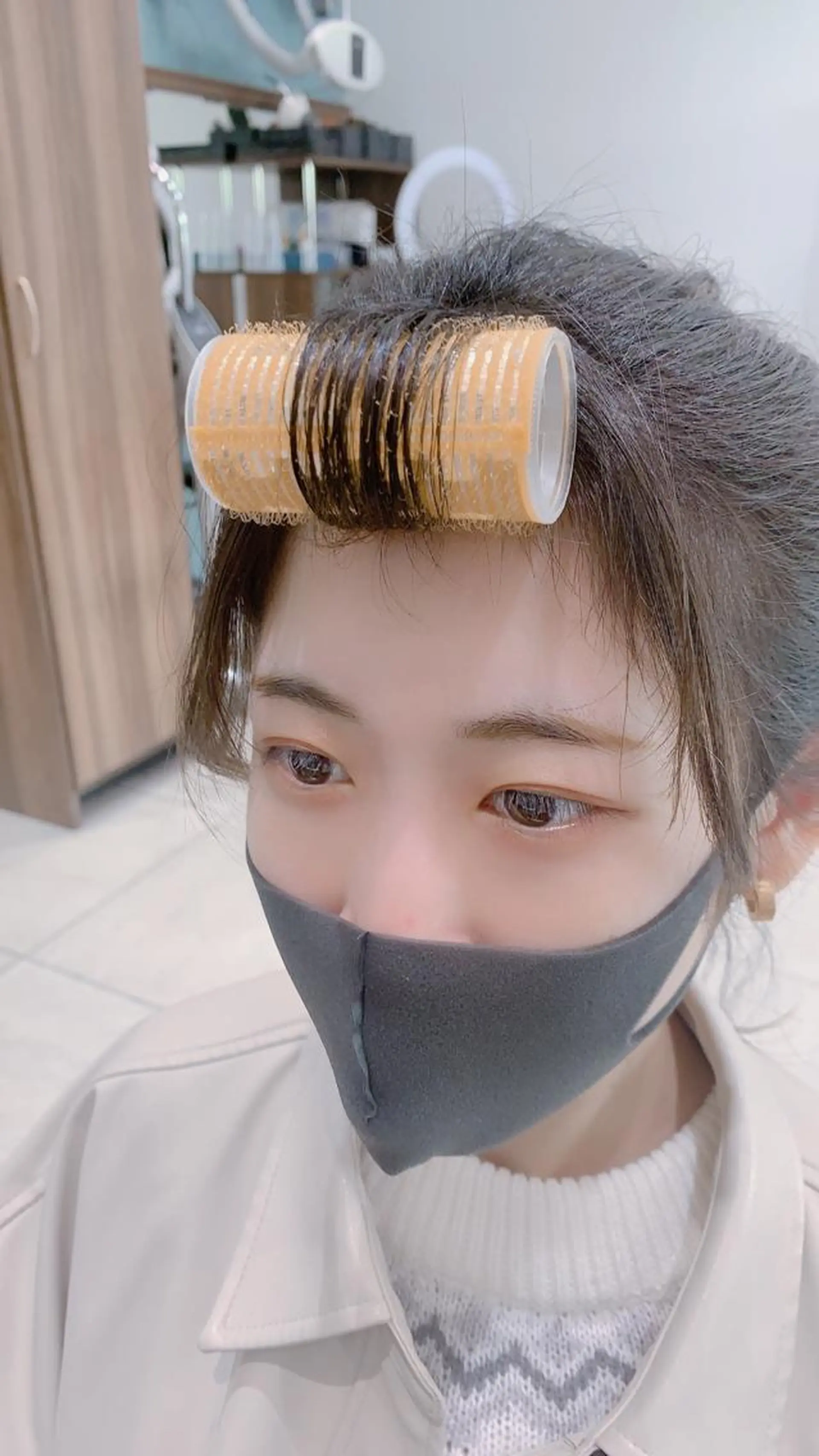 ミディアム 韓国風ヘア 日野・八王子縮毛矯正 ワタナベリョウマのヘアスタイル