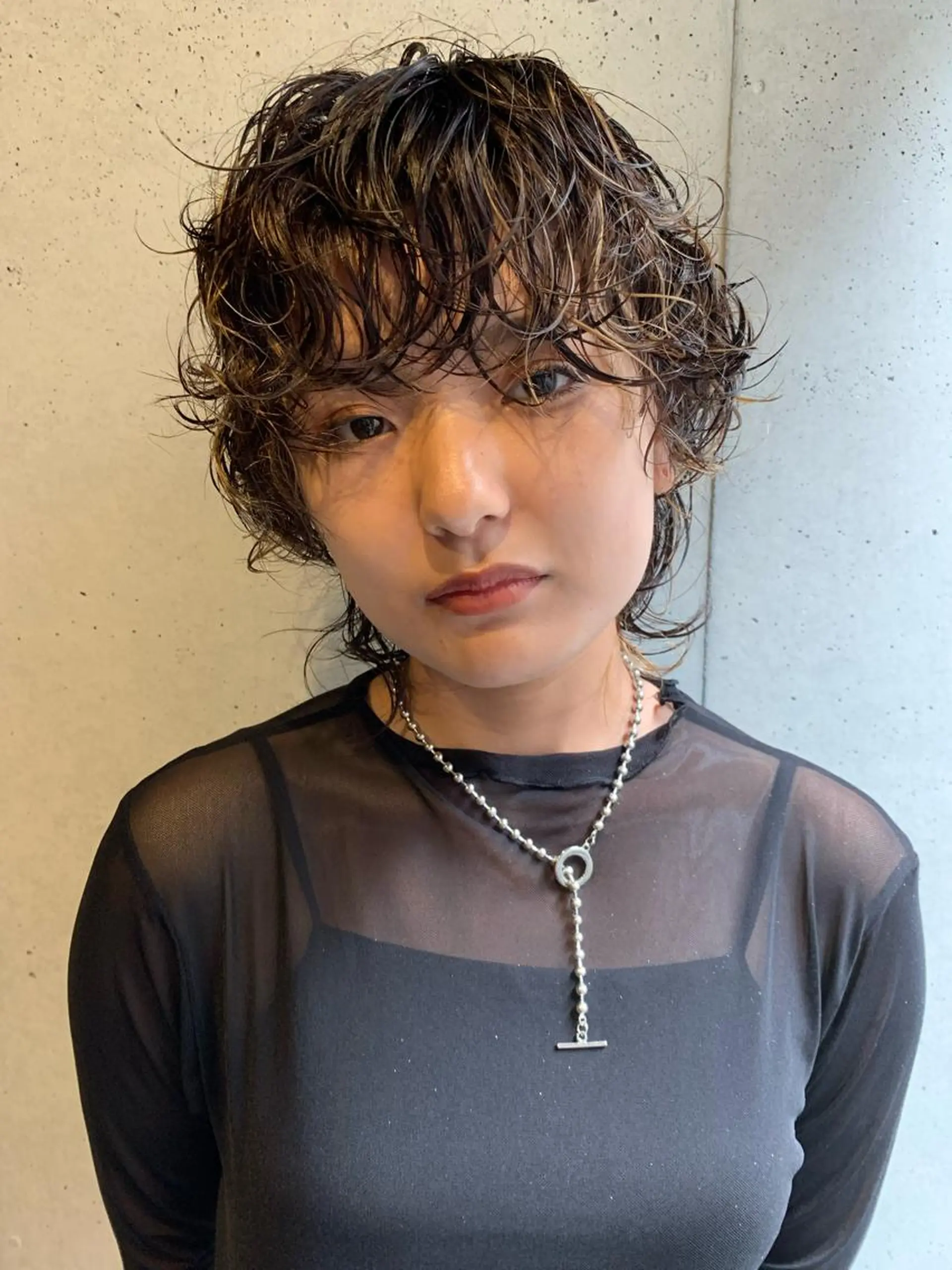 ショート カラー パーマ 《ウルフ/レイヤー/ 似合わせ》山本祐輔のヘアスタイル