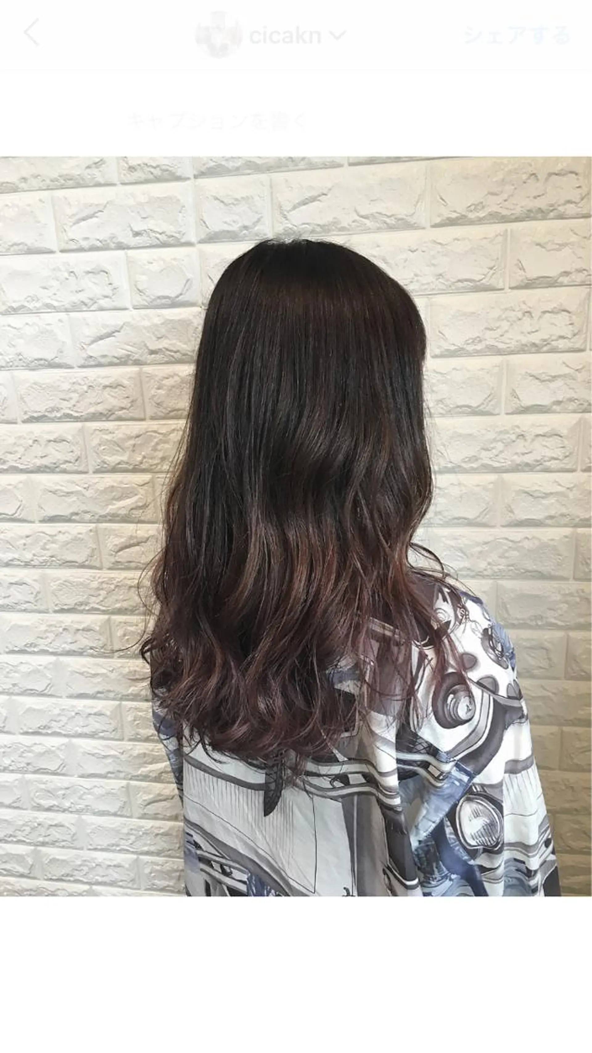 ロング カラー ヘアアレンジ ピンクカラー 🌿‬ ܸAir 透明感🌱西村知佳のヘアスタイル