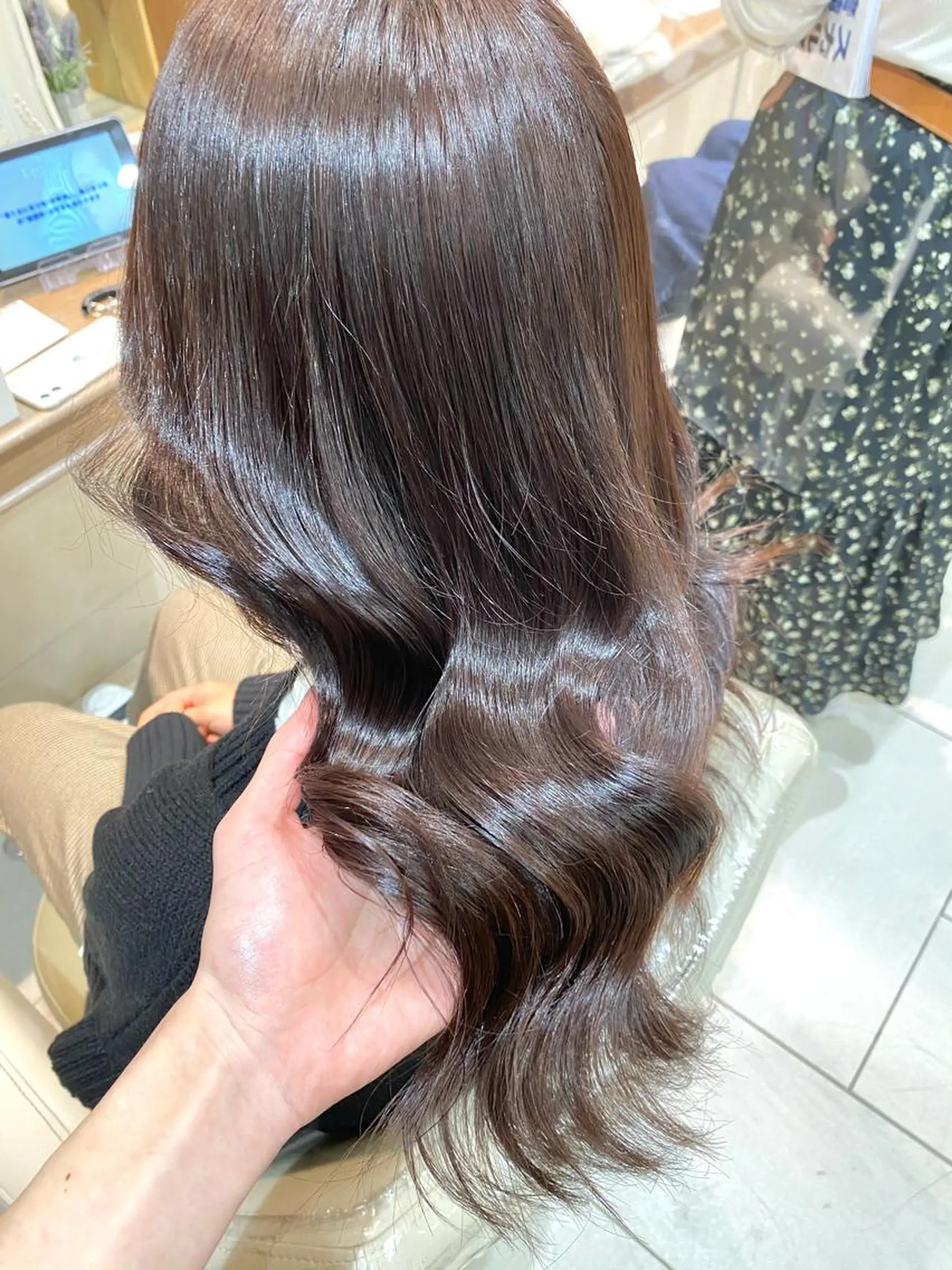 ロング カラー 横山 直輝のヘアスタイル