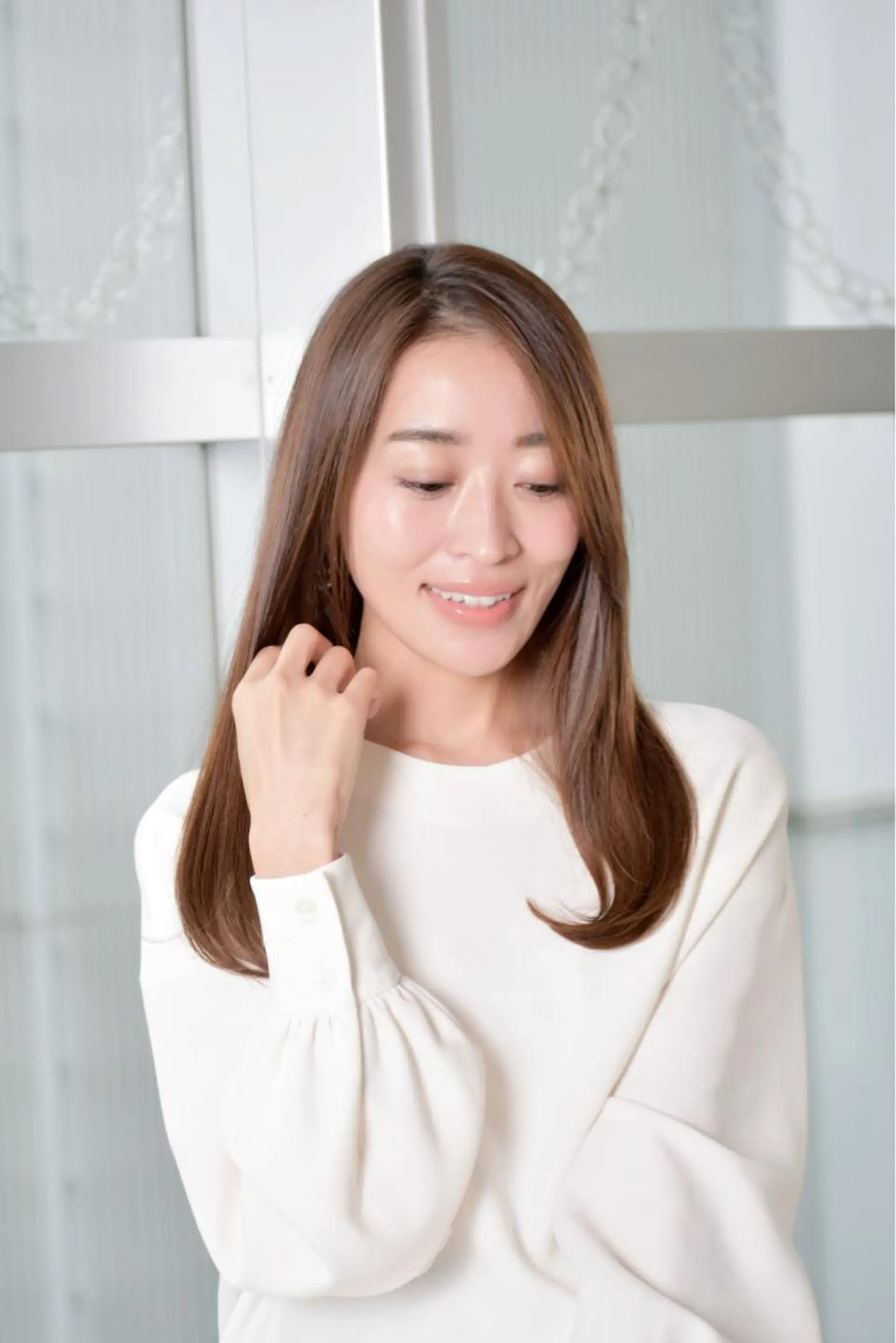 ロング カラー カット ヘアカラー トリートメント 前髪/ハイライト得意 安西駿一　【銀座】のヘアスタイル