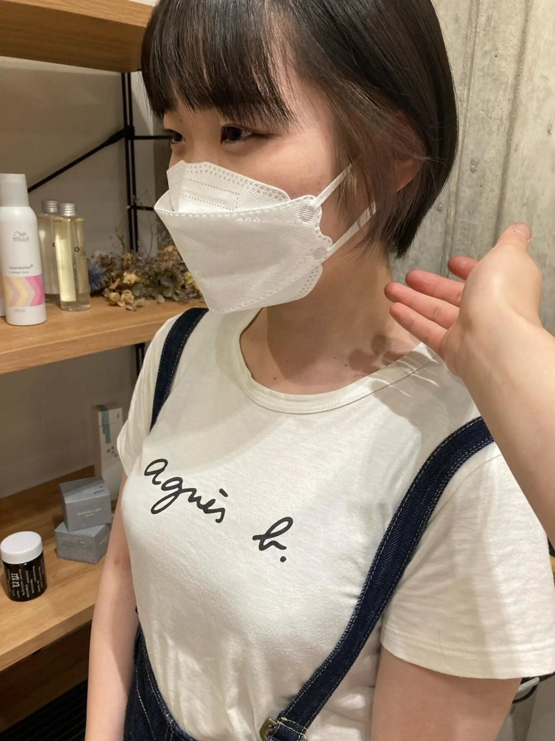 ショート カット ヘアカラー トリートメント ✨色持ちの良い艶 カラー✨蟹江真世のヘアスタイル