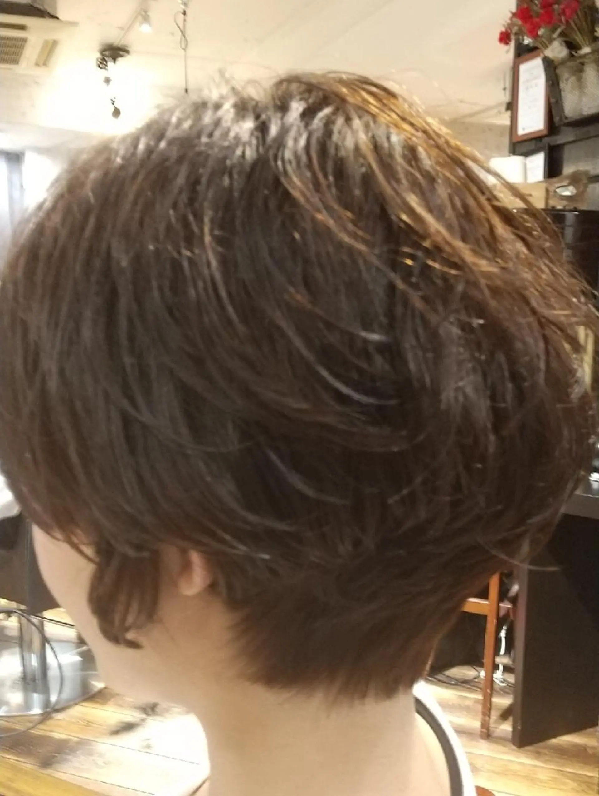 パーマ ショート ショートヘア ✂デザインカット🐟 高評価✂戸崎俊成✂のヘアスタイル