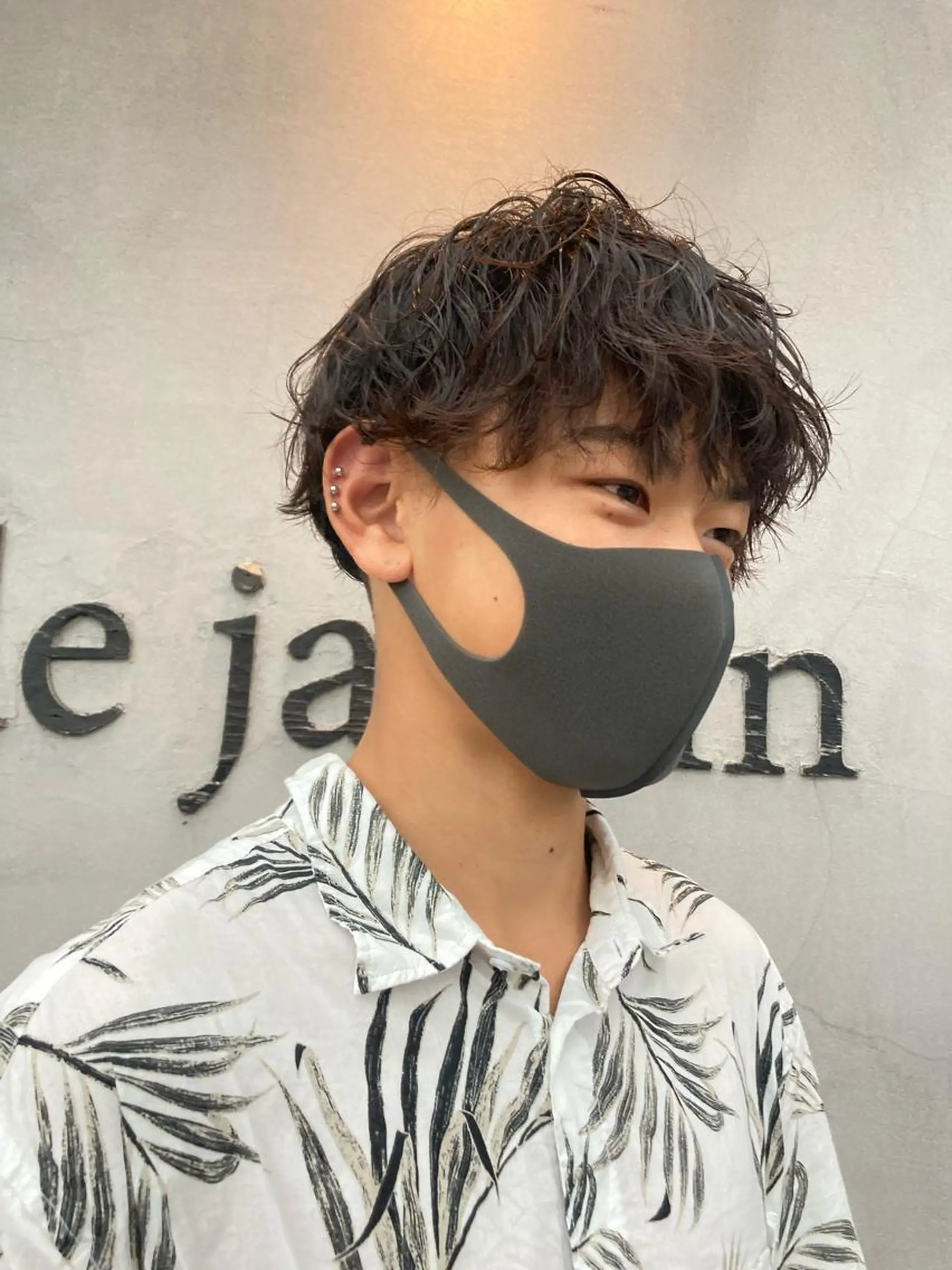 パーマ メンズ メンズパーマ 波巻きパーマ スパイラルパーマ カット 【ショートボブ🤎】 YU-KAのヘアスタイル