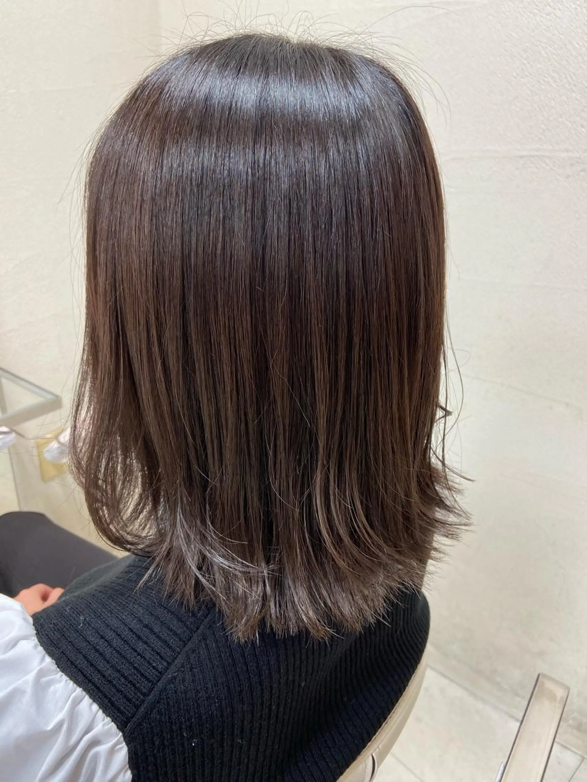 ミディアム 菊地 美憂のヘアスタイル