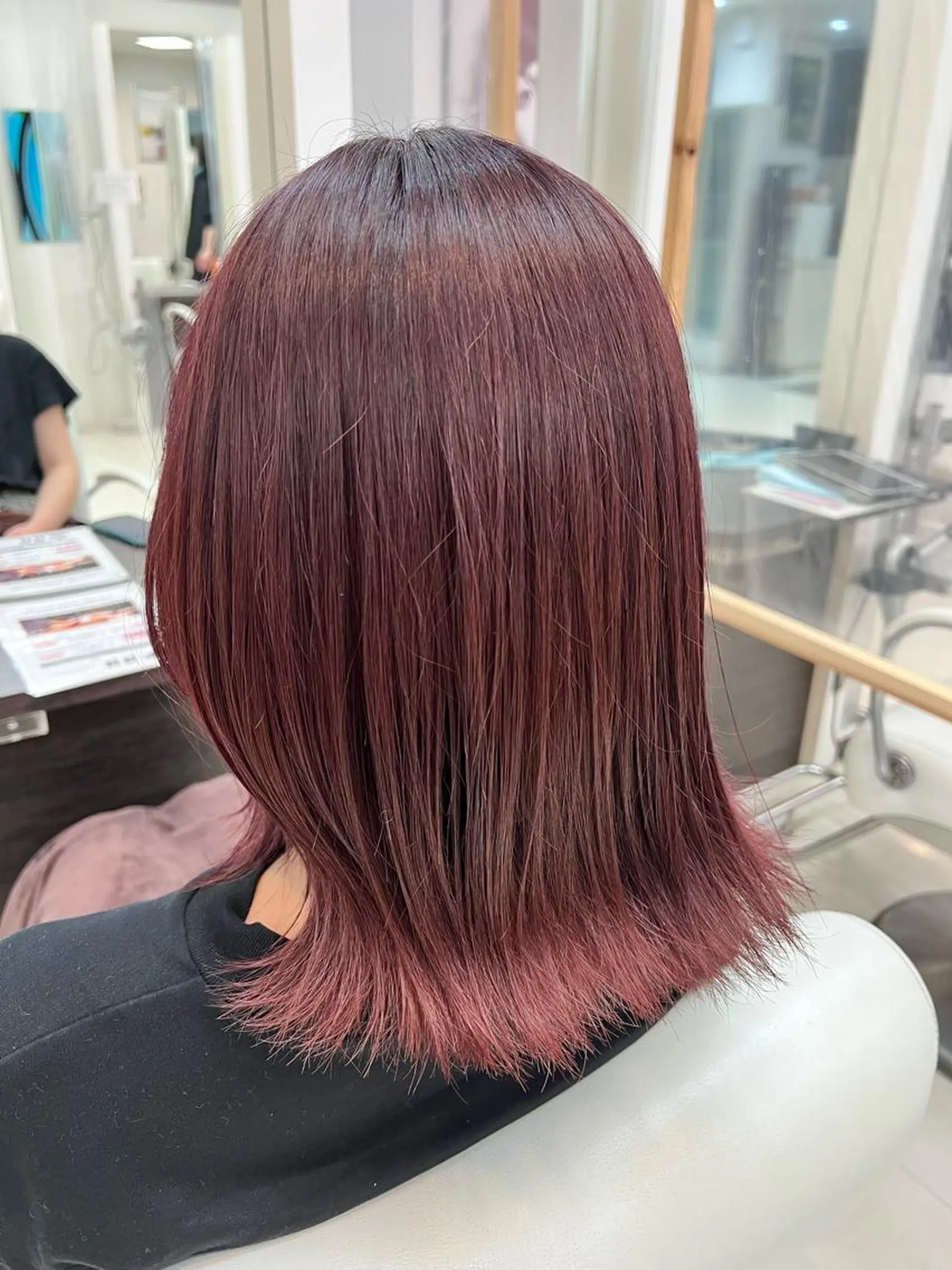 ミディアム カラー クロダ アカネのマツエク・マツパデザイン