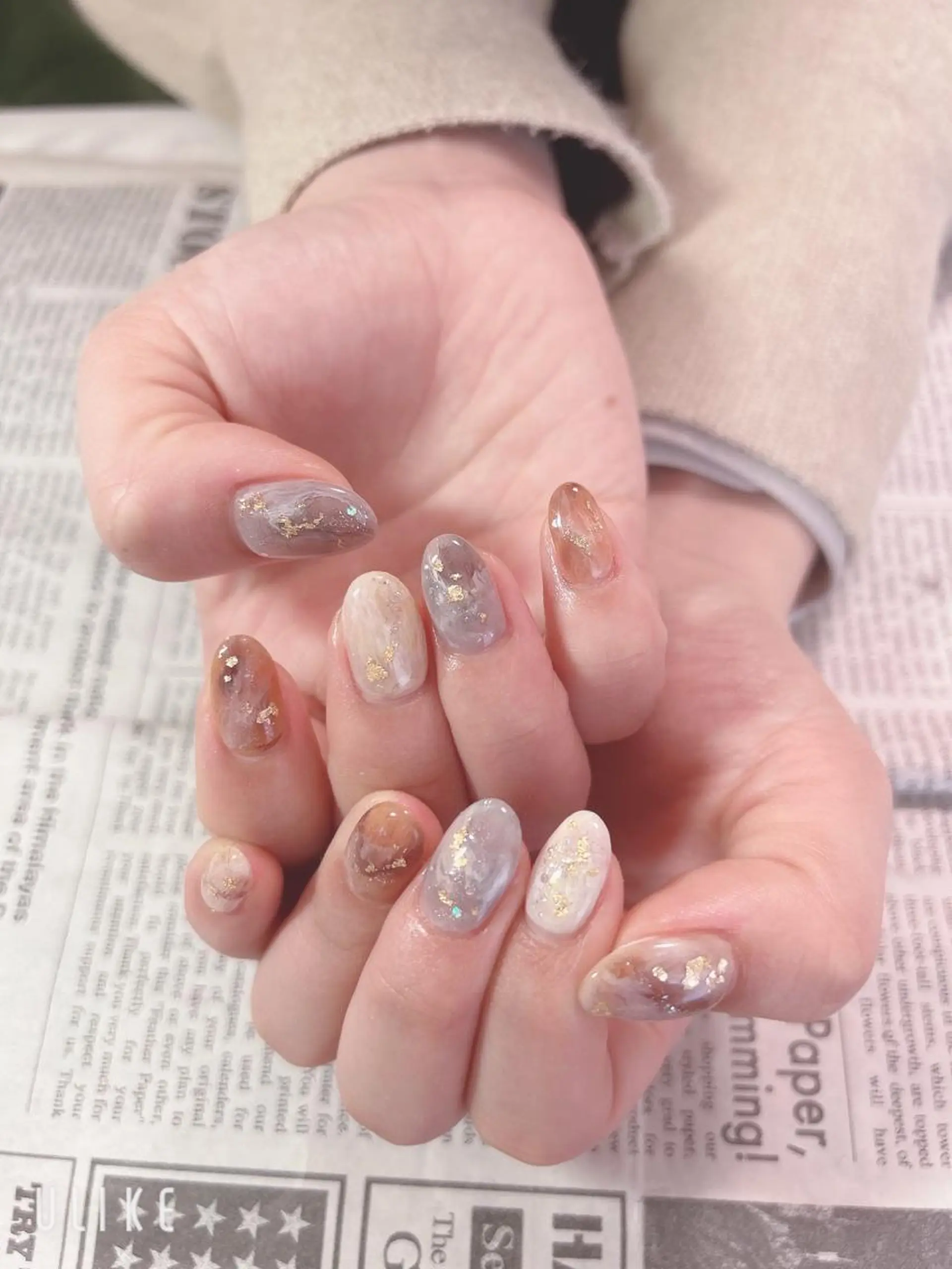 ネイル ハンドネイル ハンドケア 森山 舞のネイルデザイン