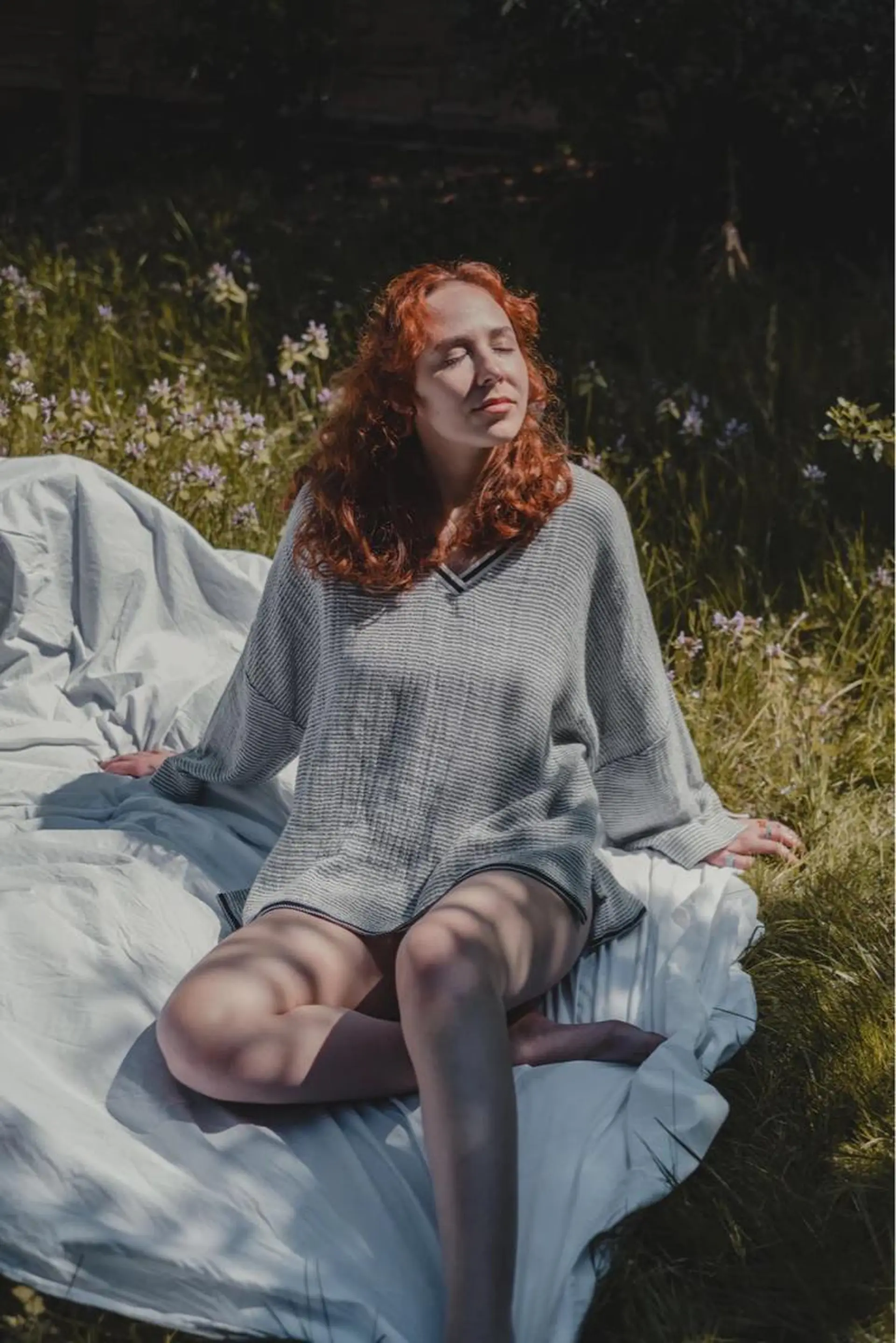 ロング くせ毛 外国人風カラー 韓国風ヘア ロング サイドバング カット パーマ トリートメント 💚Forest Mirror💚のヘアスタイル