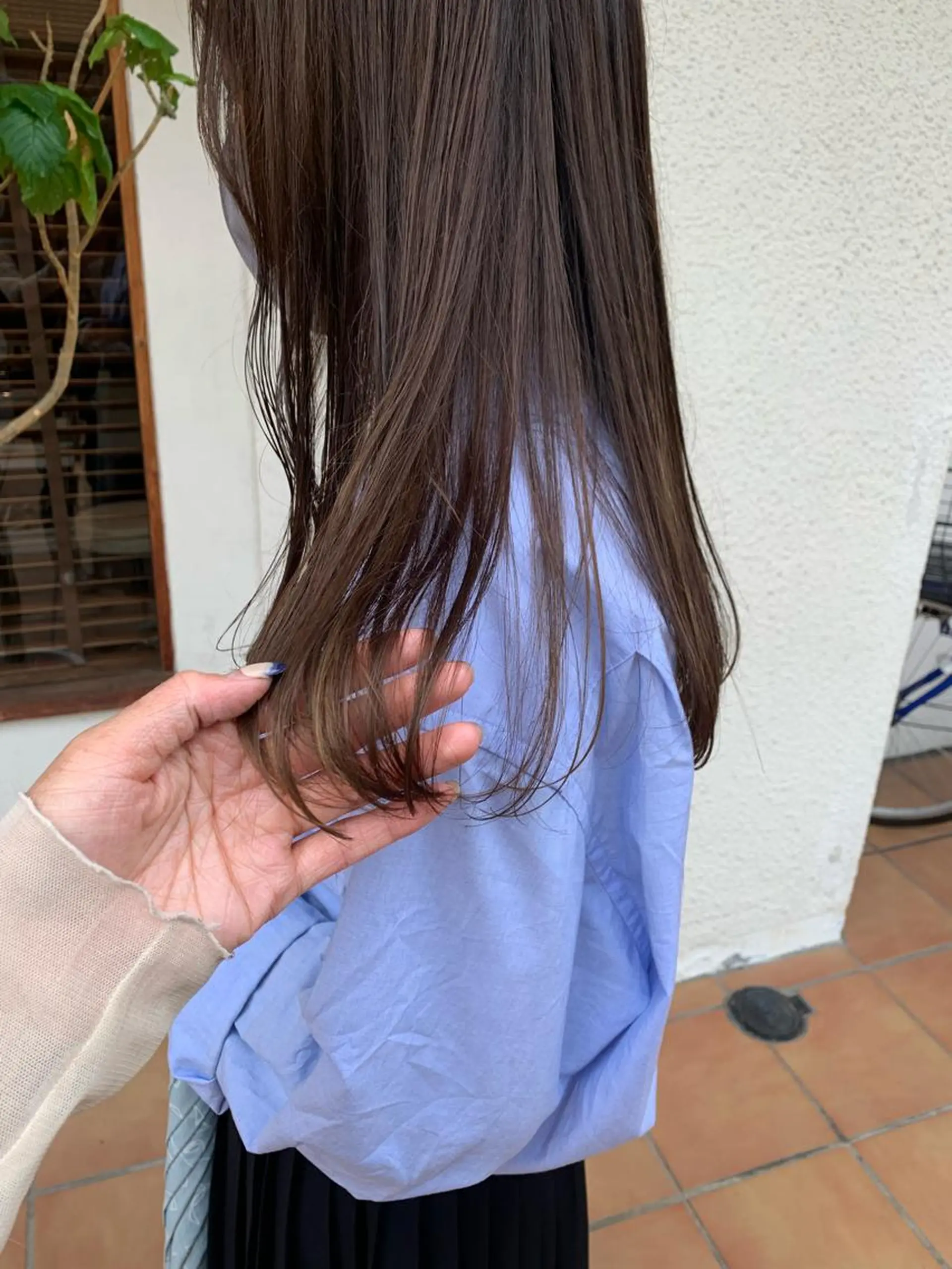 ロング カラー ヘアアレンジ ヘアカラー トリートメント 中津/柔らかカラー/ ナガオ　イズミのヘアスタイル