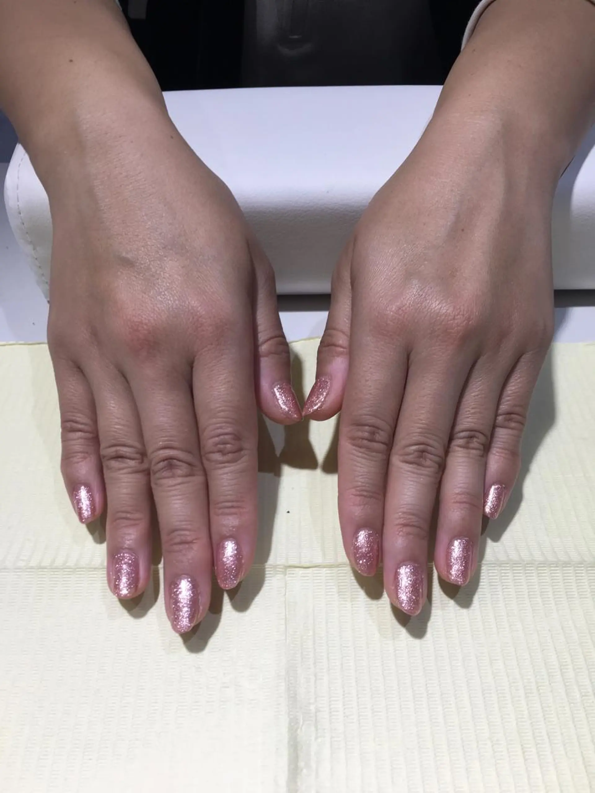 ネイル キラキラネイル ラメ(グリッター) オレンジ ツメイク keijunのネイルデザイン