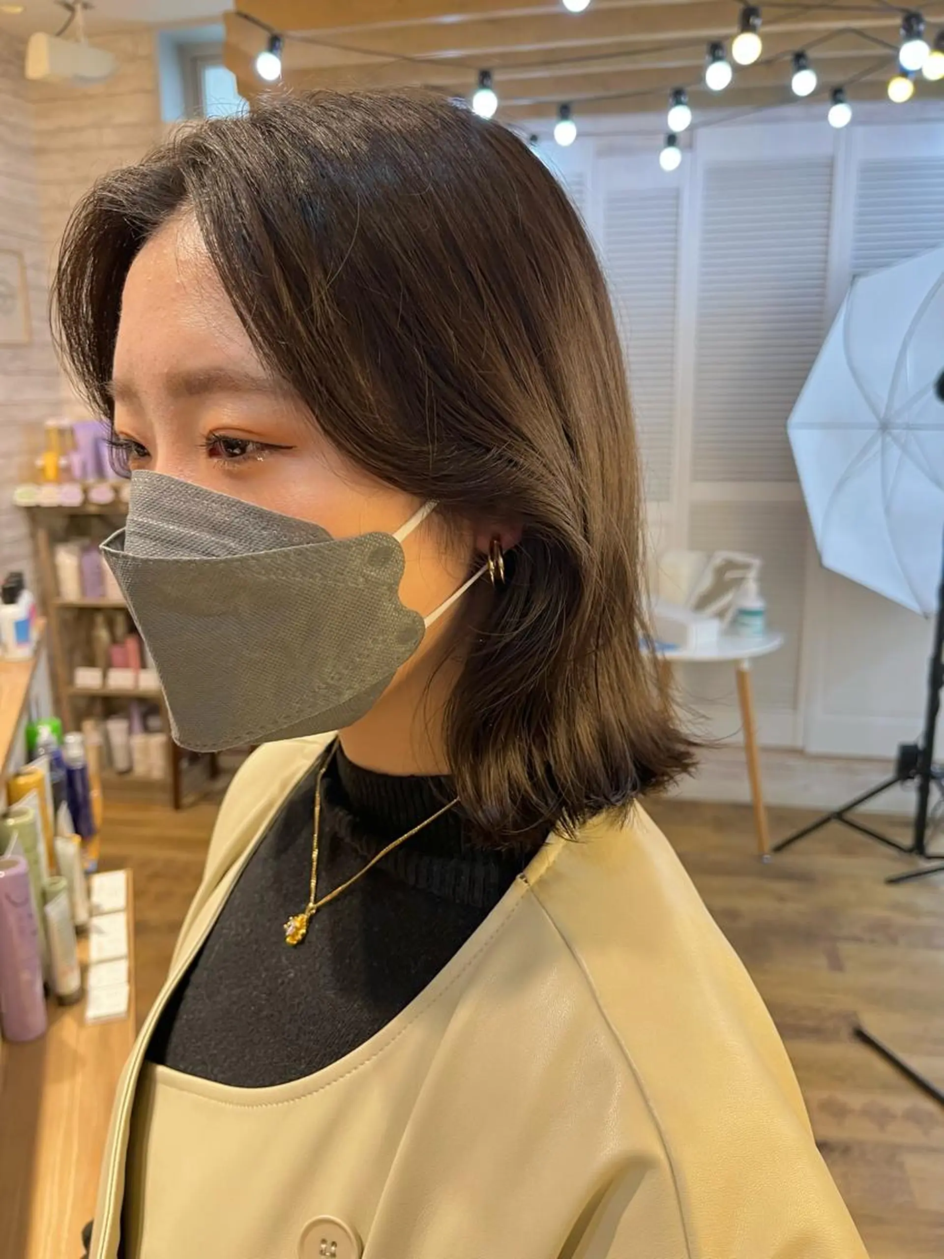 ミディアム ボブ GO TODAY SHAiRE SALON 町田店所属・🫧大森 知夏🫧のヘアスタイル