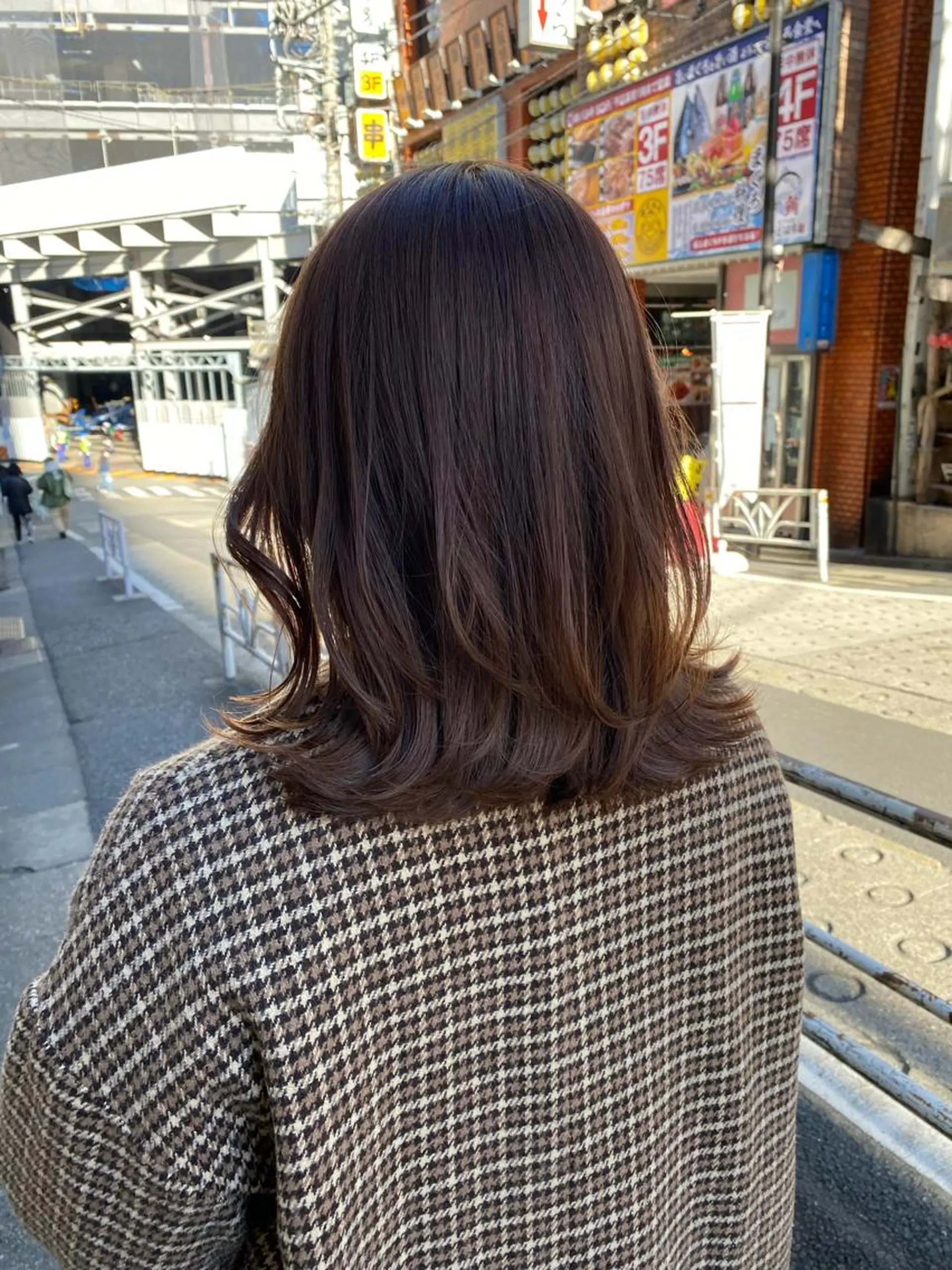 ミディアム カラー ベージュカラー ピンクカラー 韓国風ヘア カット ヘアカラー トリートメント ボブ/縮毛矯正/ レイヤー/塚田のヘアスタイル