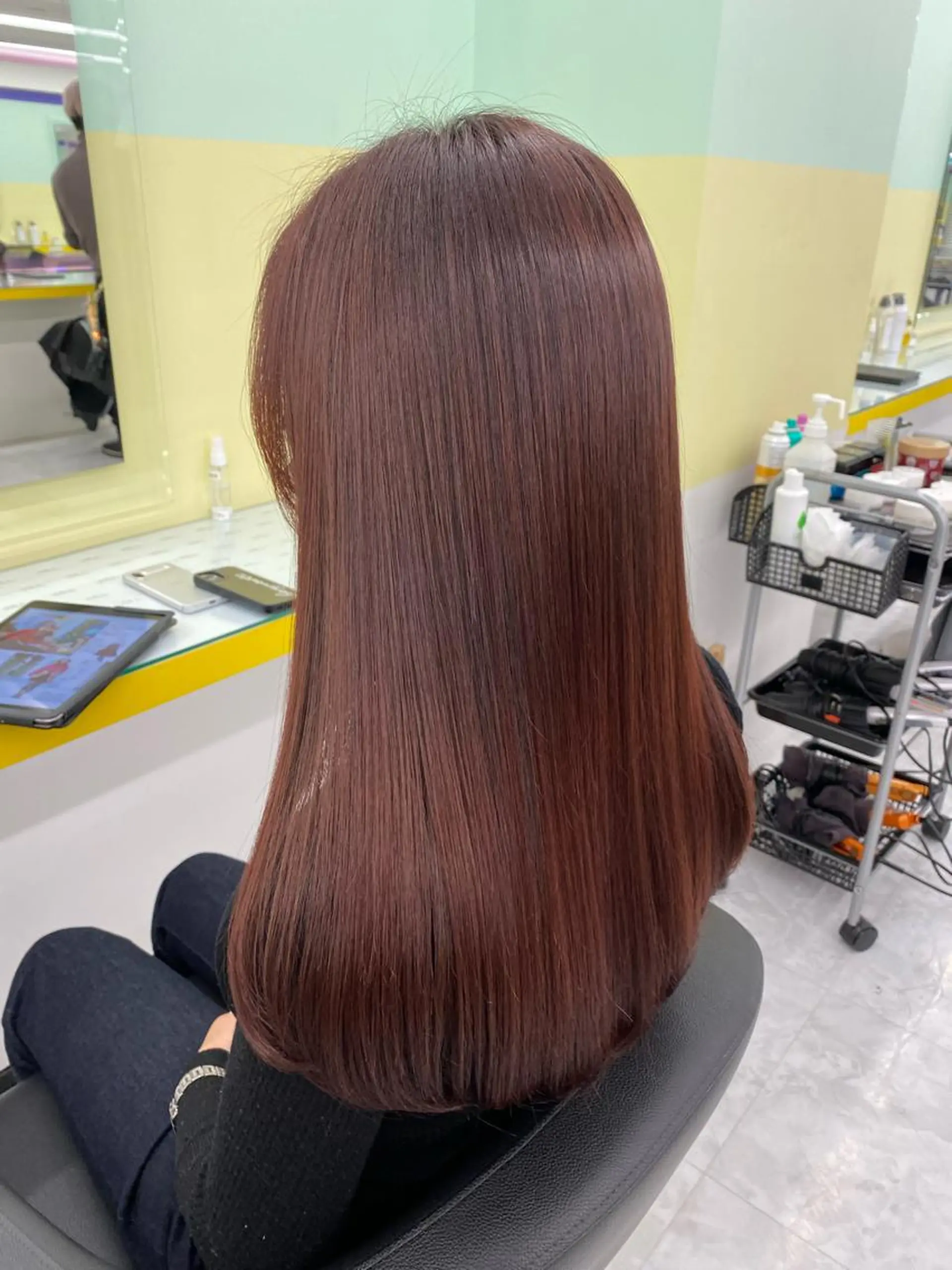 ロング カラー パーマ ヘアアレンジ メンズ キッズ ネイル マツエク・マツパ アイブロウ linette所属・🐩推し活🐩 FUTABA🍒のヘアスタイル