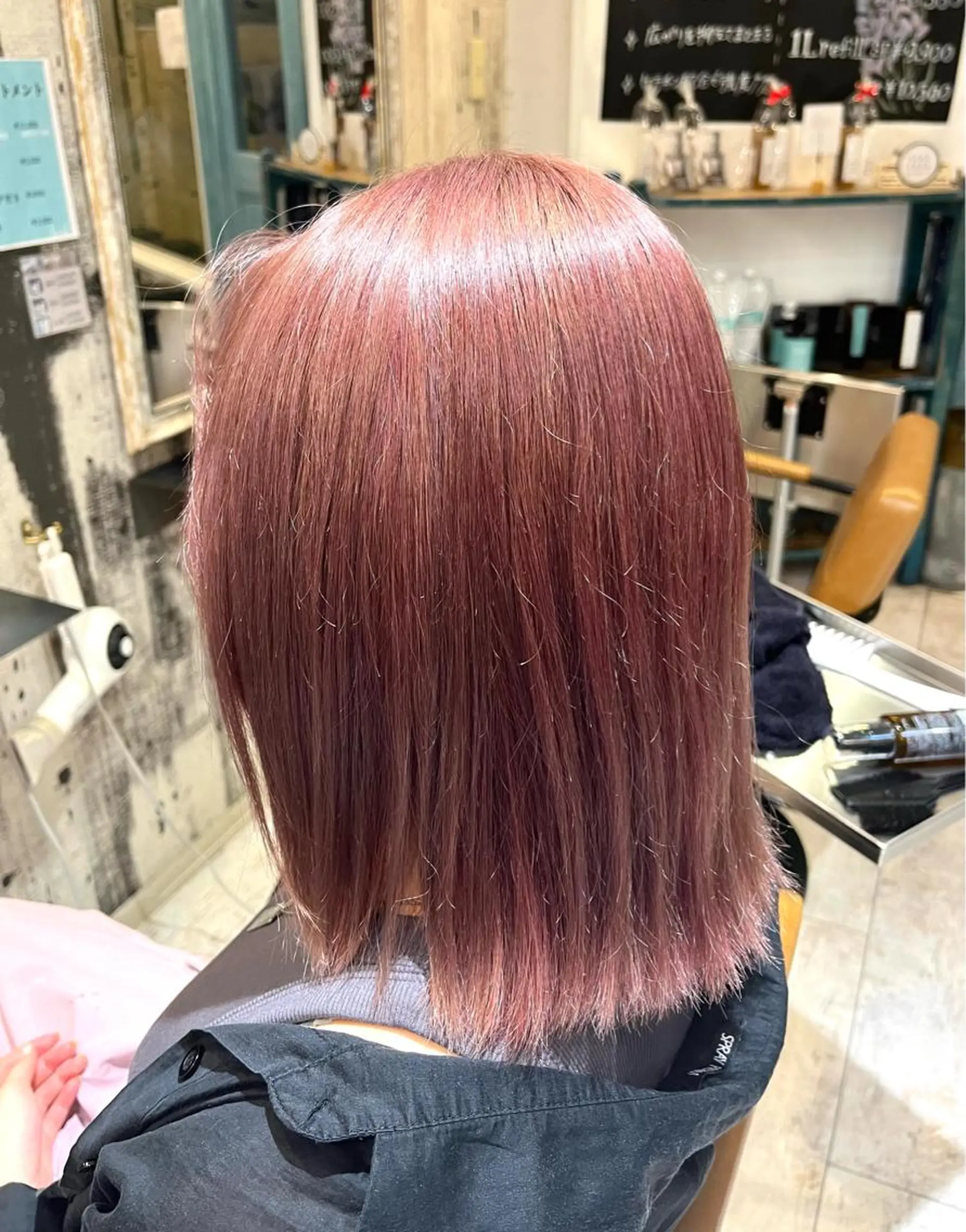 ミディアム カラー ヘアカラー 🩷ྀི暖色カラー 🫧ྀིススマゴチヨのヘアスタイル