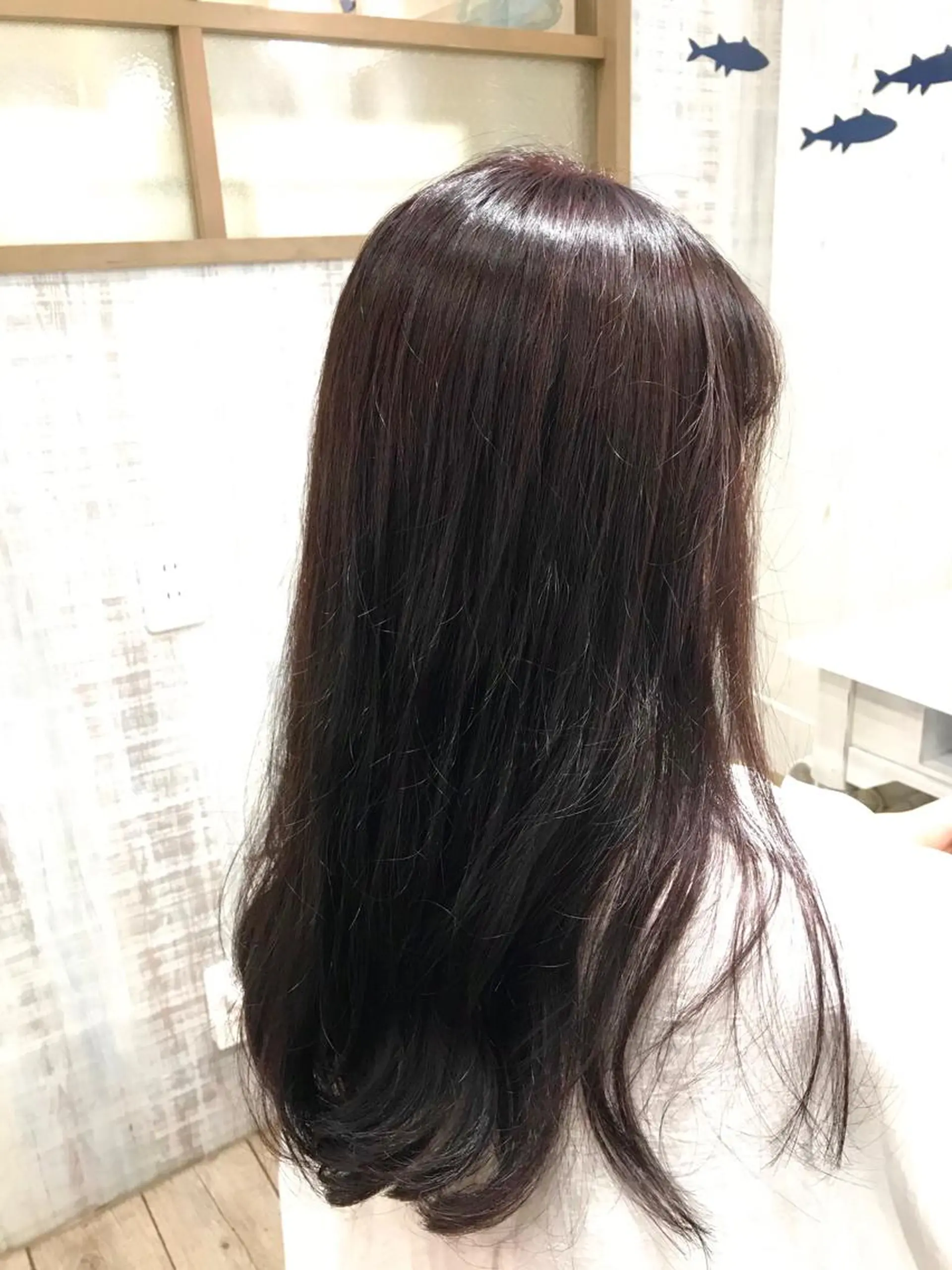 ロング ネモトメイナ🌿 今月末で退職しますのヘアスタイル